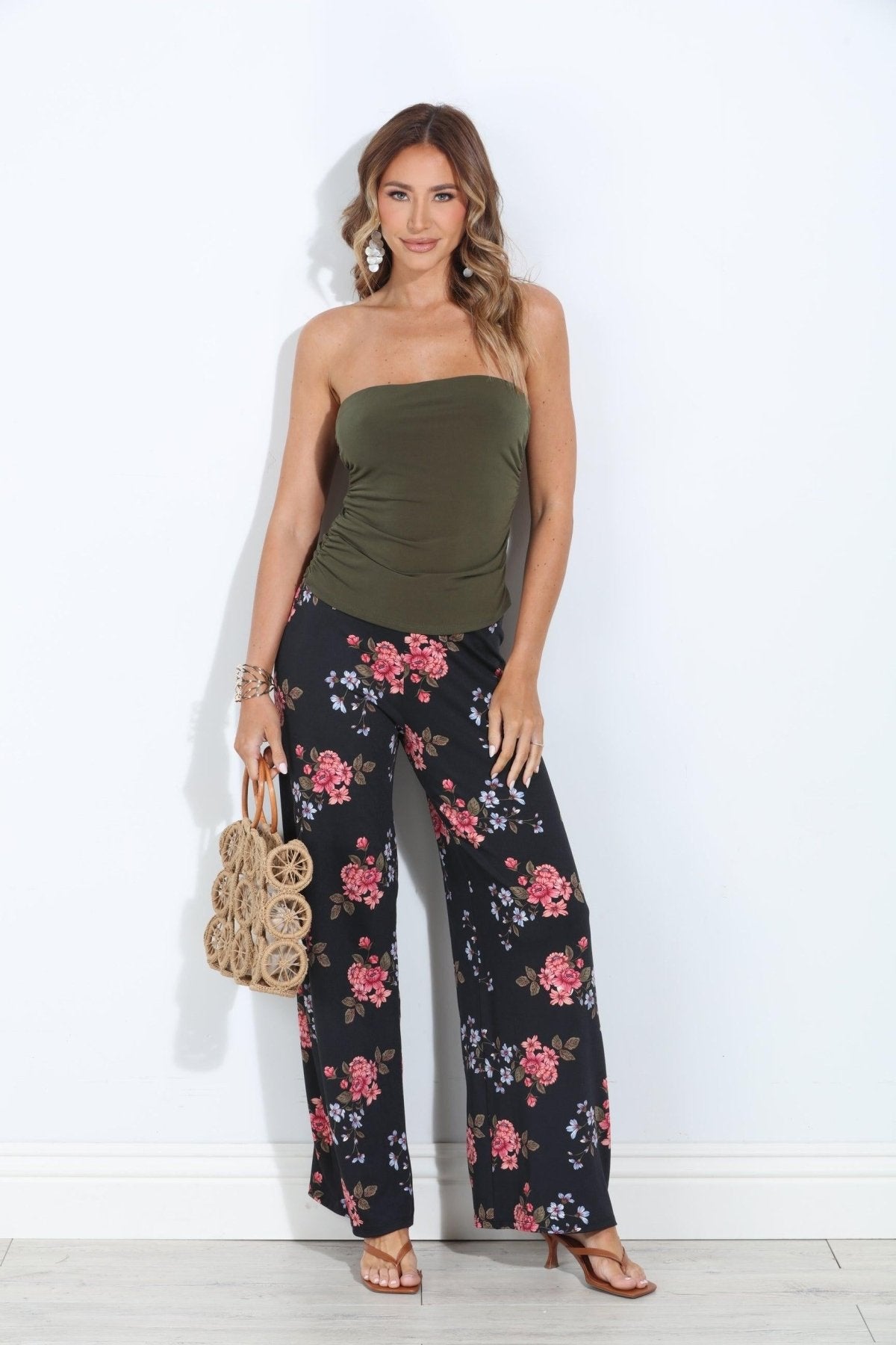 Dylan High Waist Palazzo Pants-BEST SELLER