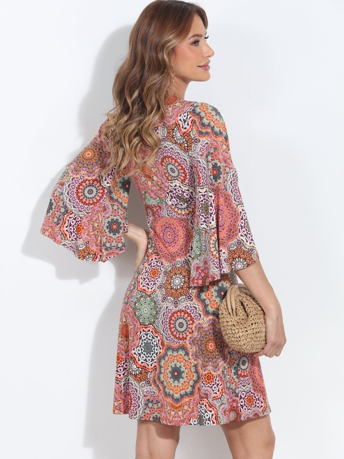 Ari Stretch Kimono Sleeve Dress-BEST SELLER