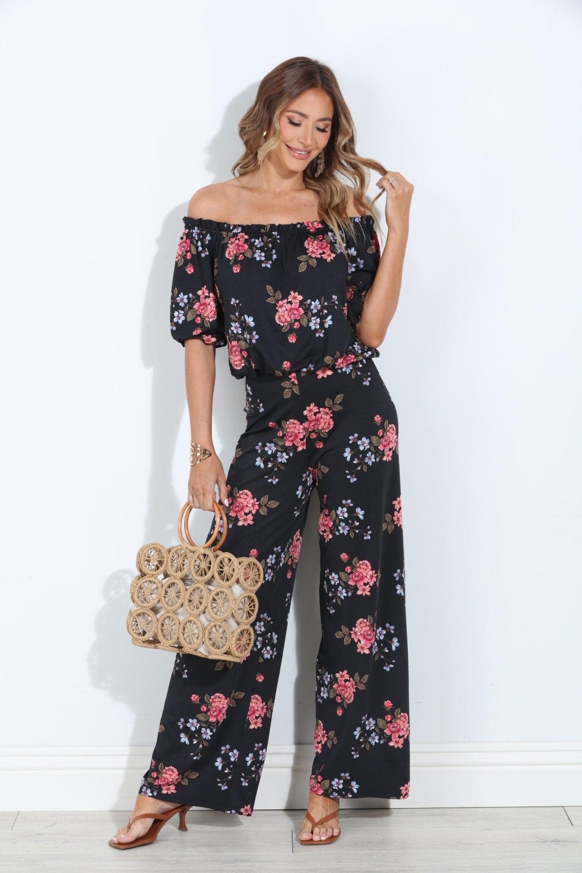 Dylan High Waist Palazzo Pants-BEST SELLER