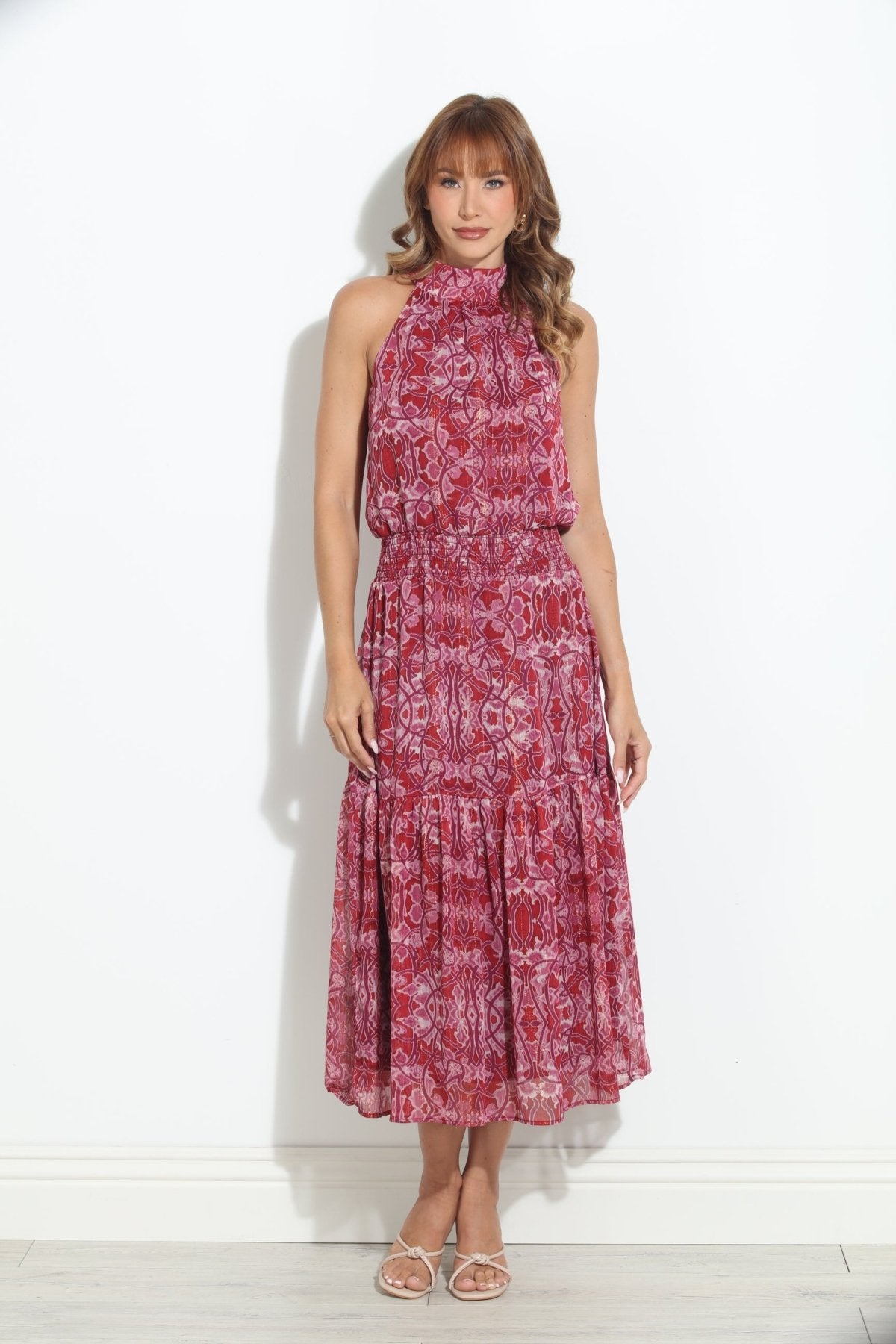 Helena Chiffon Halter Maxi-BEST SELLER