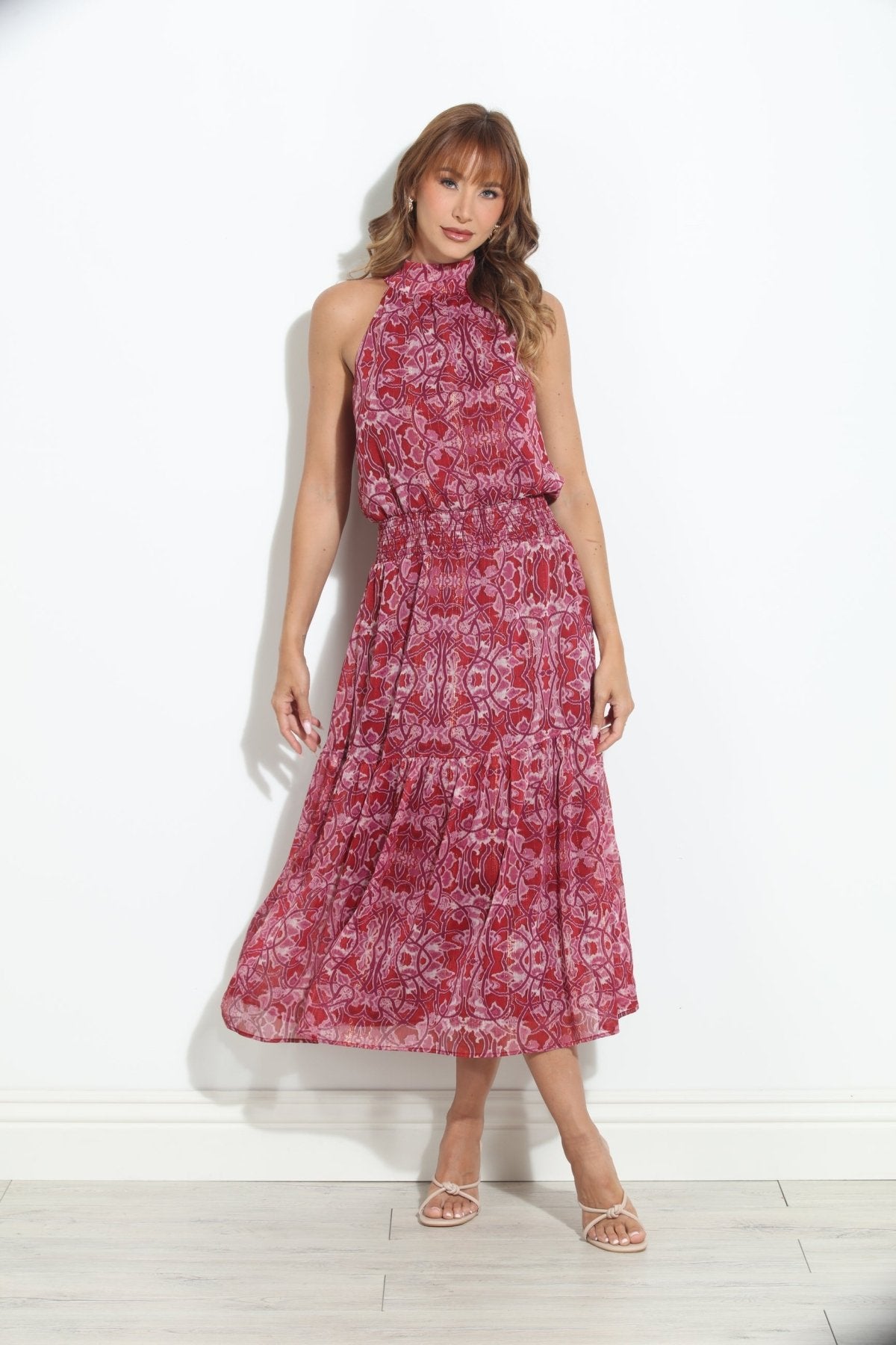 Helena Chiffon Halter Maxi-BEST SELLER