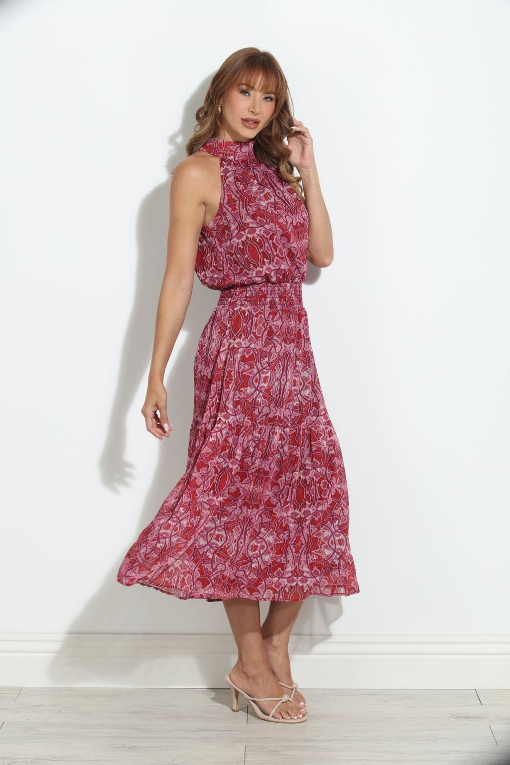 Helena Chiffon Halter Maxi-BEST SELLER