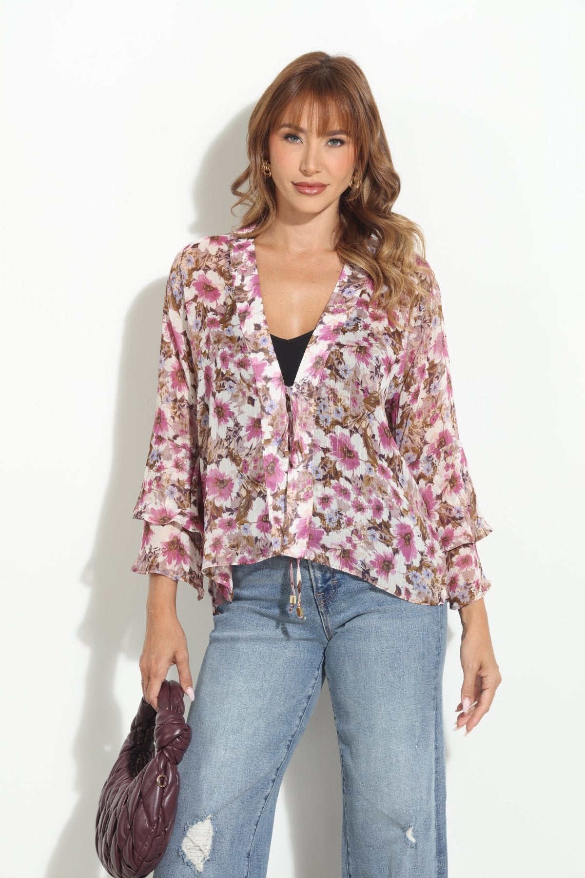Dahlia Chiffon Jacket-BEST SELLER
