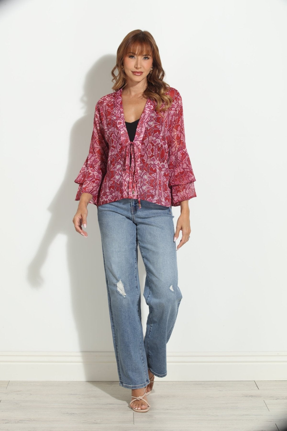 Helena Chiffon Jacket-FINAL SALE