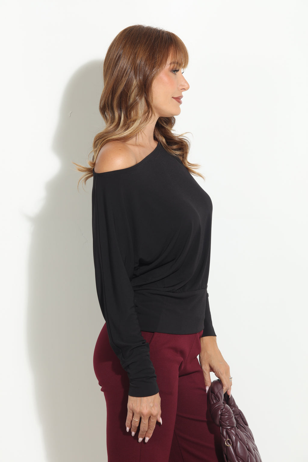 Black ITY Dolman Sleeve Top - BEST SELLER