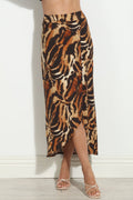 Sundara ITY Faux Wrap Maxi Skirt-BEST SELLER