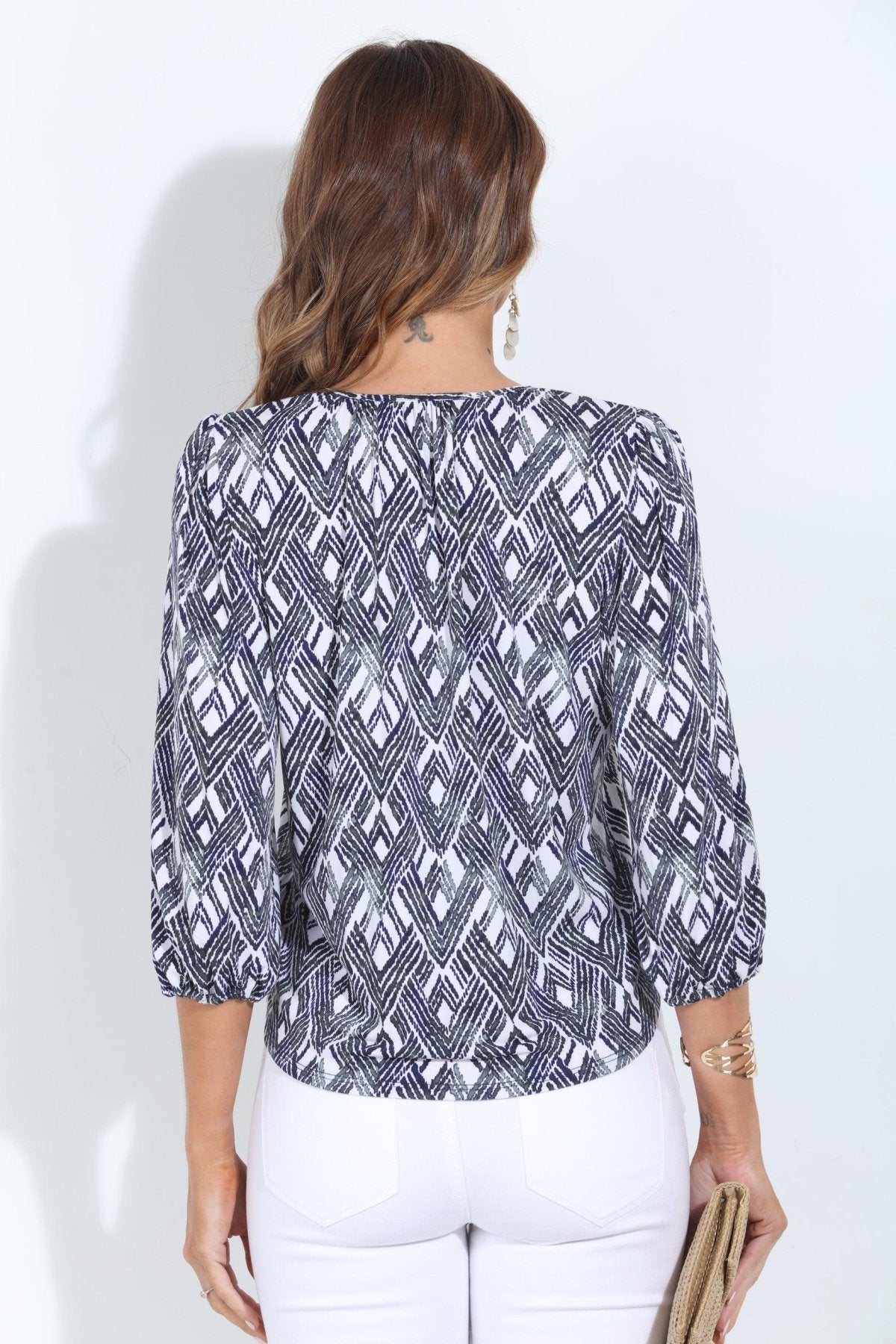 Keaton ITY Split Neck Top-FINAL SALE