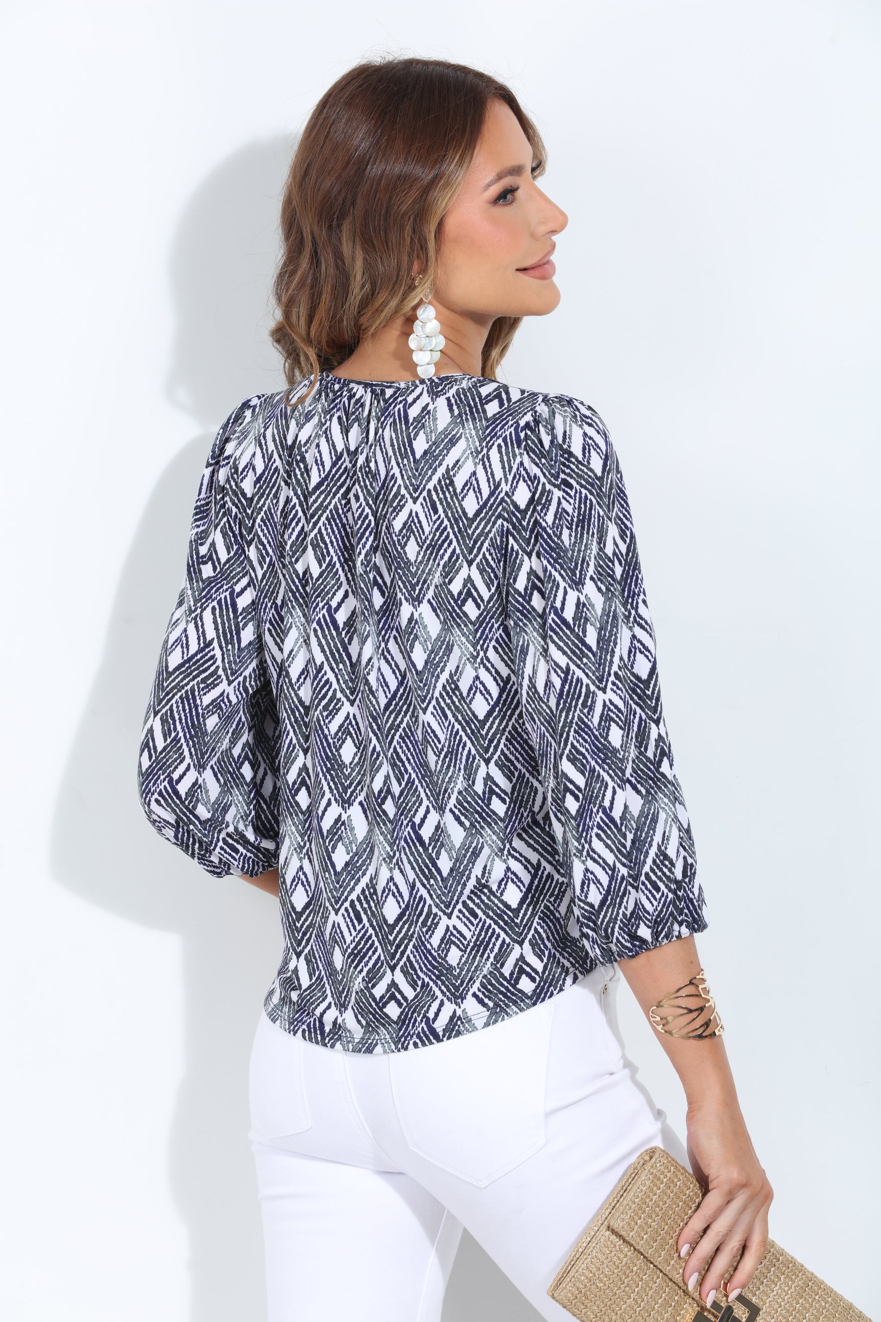 Keaton ITY Split Neck Top