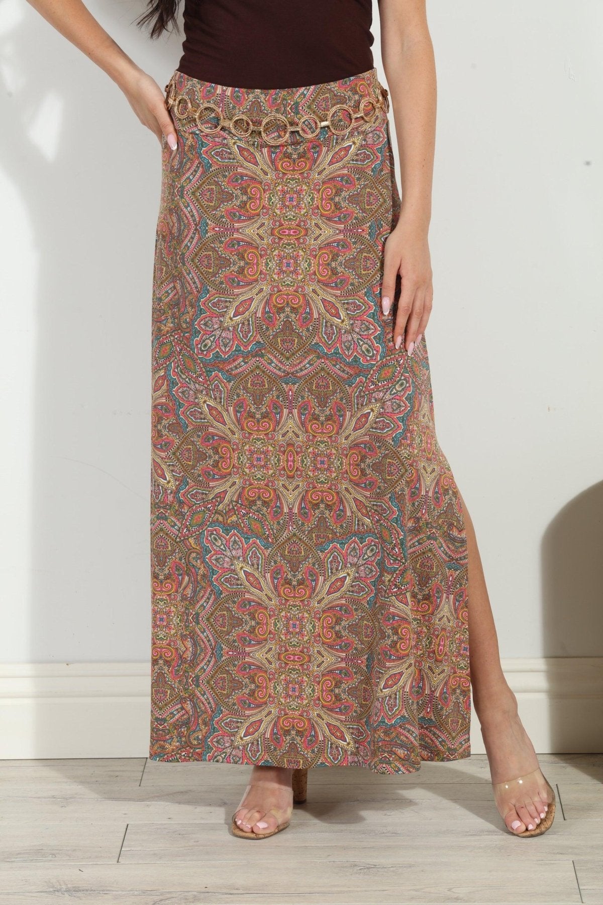 Heleen Stretch Maxi Skirt-FINAL SALE