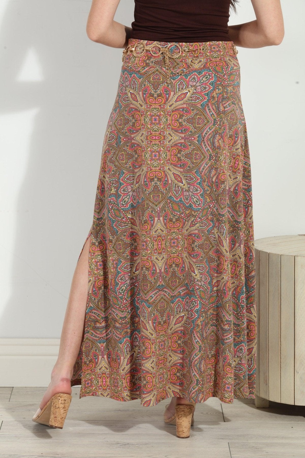 Heleen Stretch Maxi Skirt-FINAL SALE