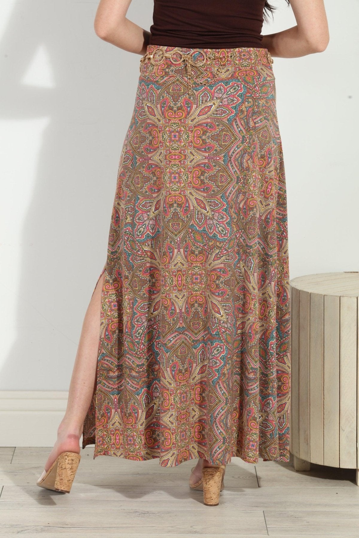 Heleen Stretch Maxi Skirt-FINAL SALE