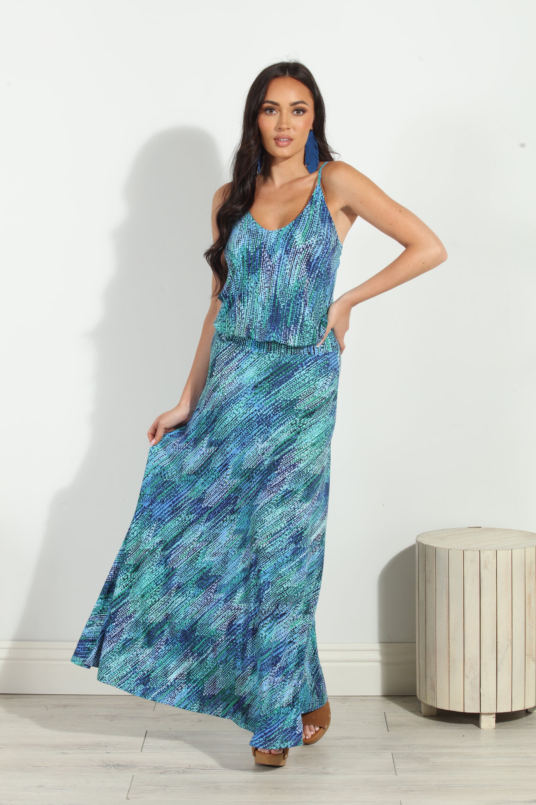 Myles Drop Waist Maxi Dress-BEST SELLER