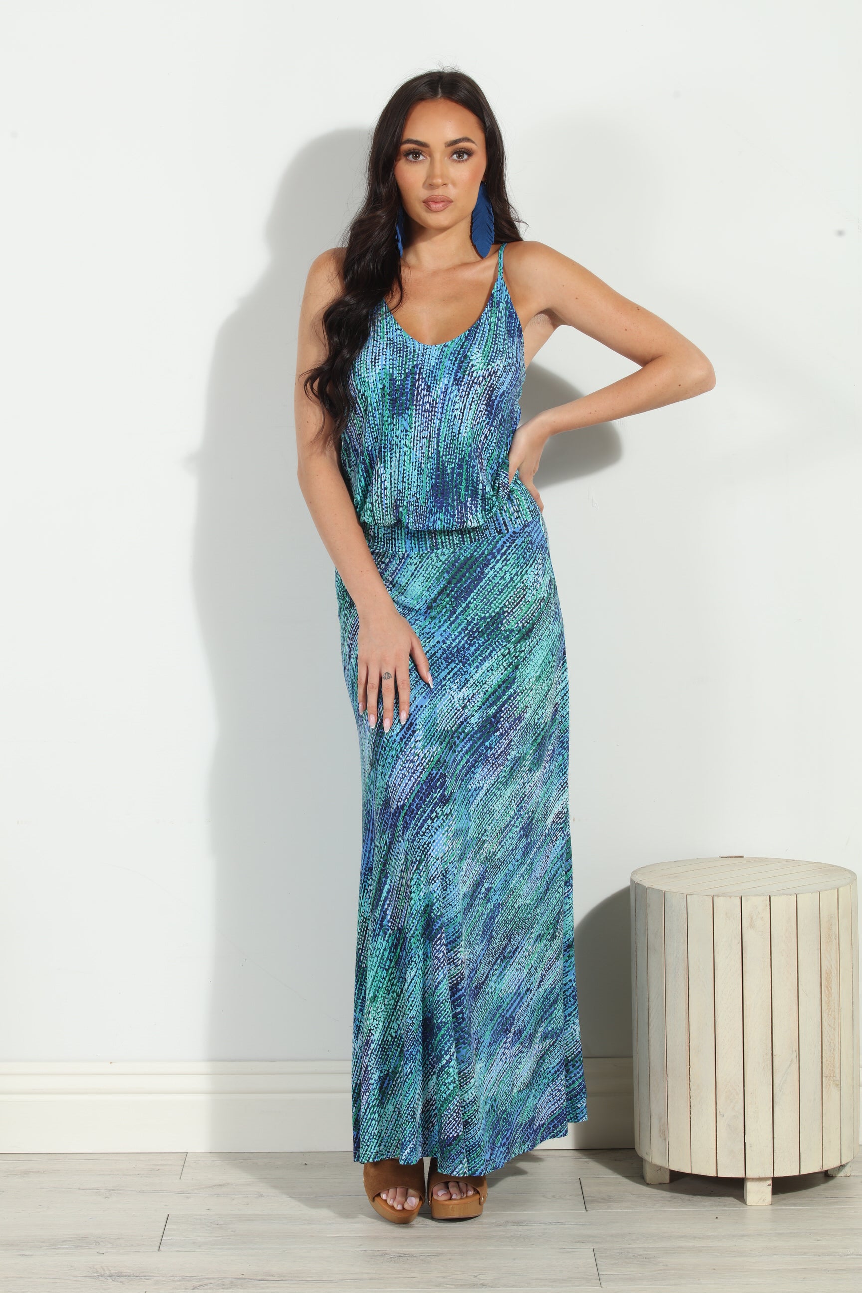 Myles Drop Waist Maxi Dress-BEST SELLER