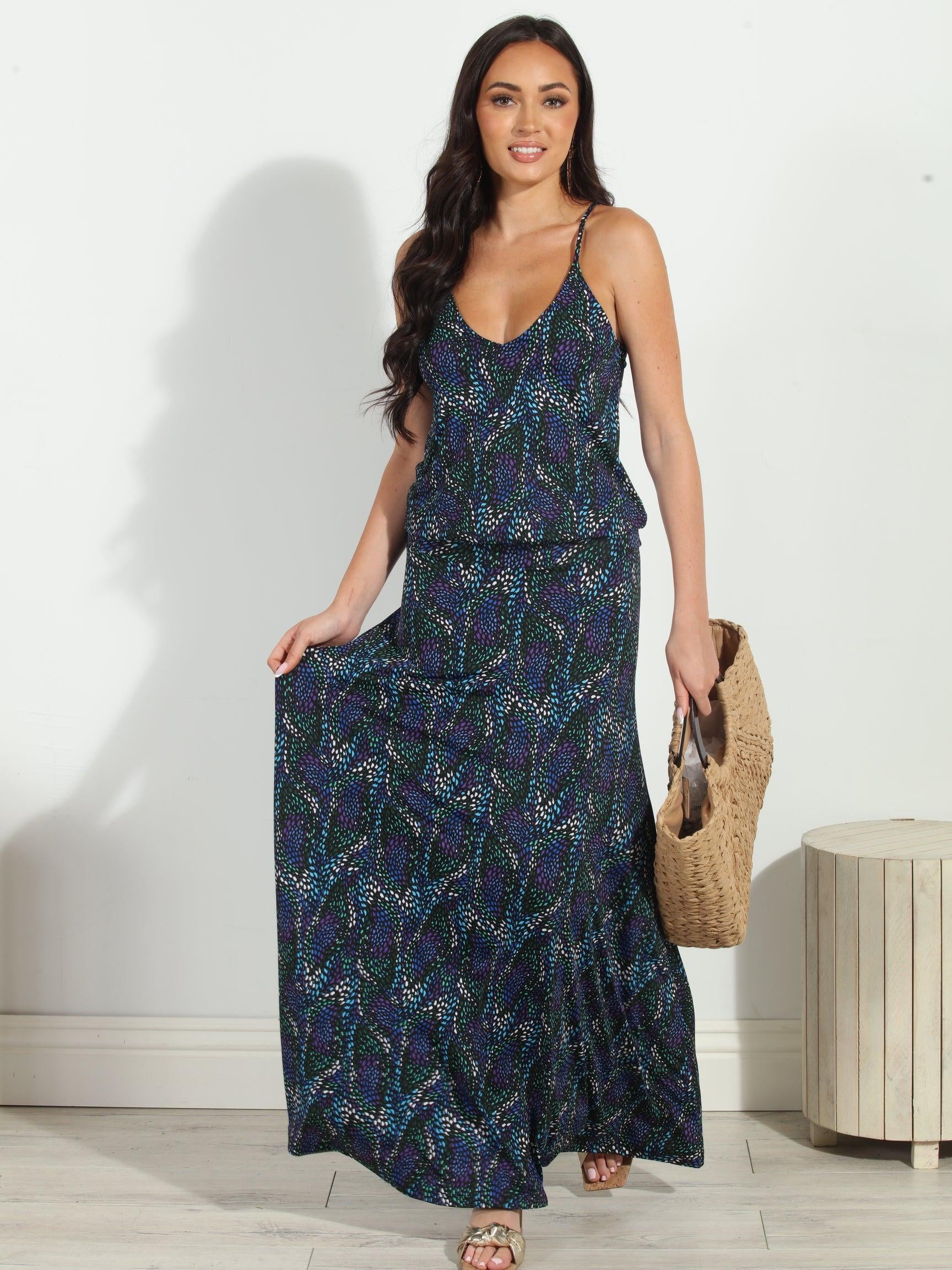 Zayne Drop Waist Maxi Dress-FINAL SALE