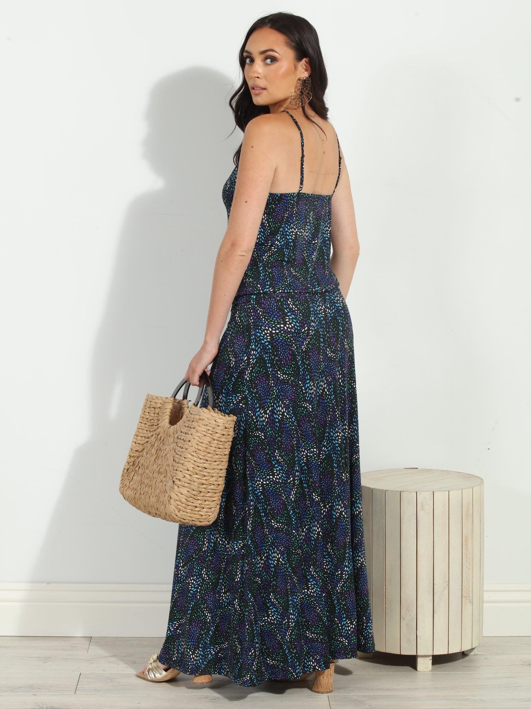 Zayne Drop Waist Maxi Dress-FINAL SALE
