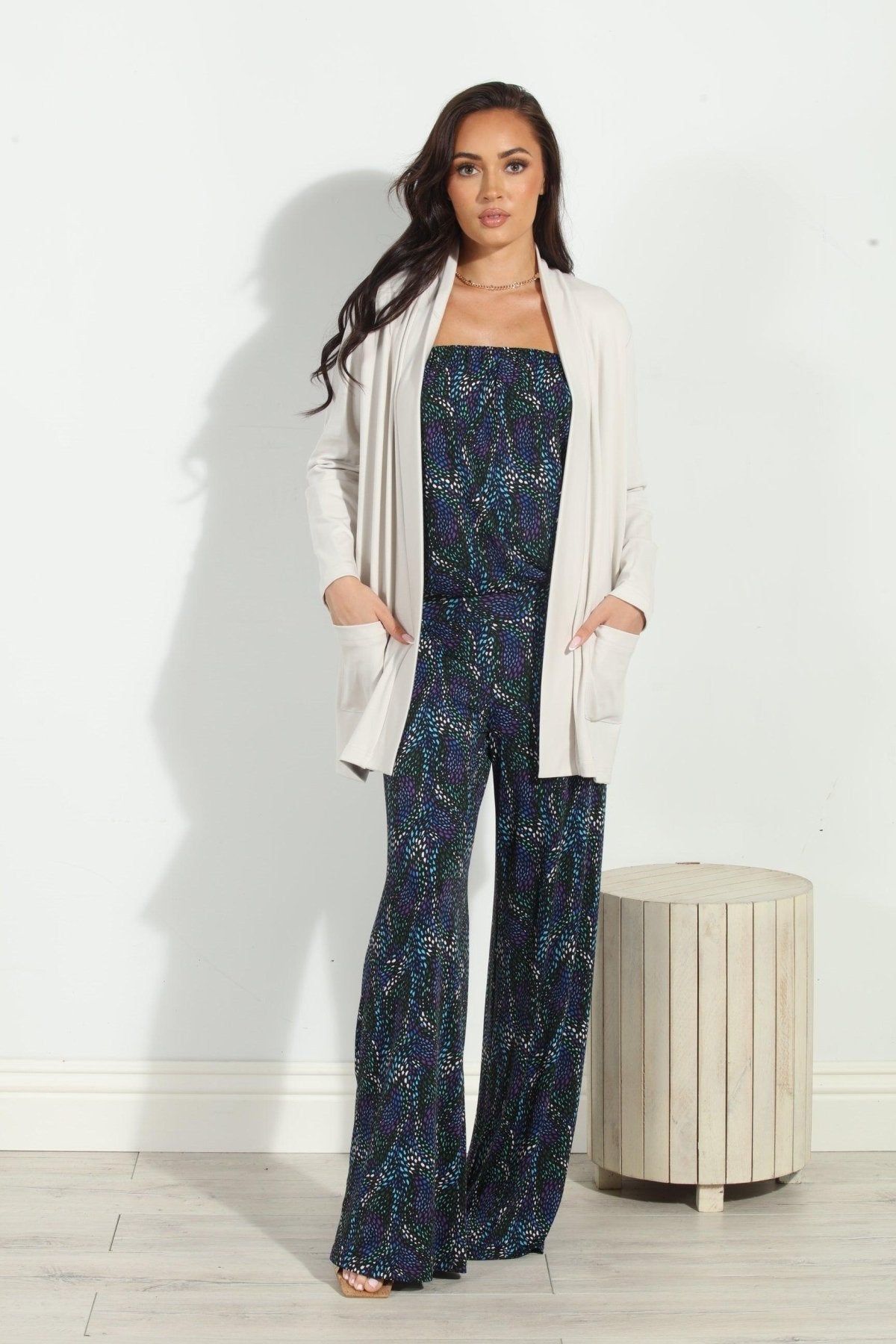 Ultra Soft French Terry Shrug-Vanilla