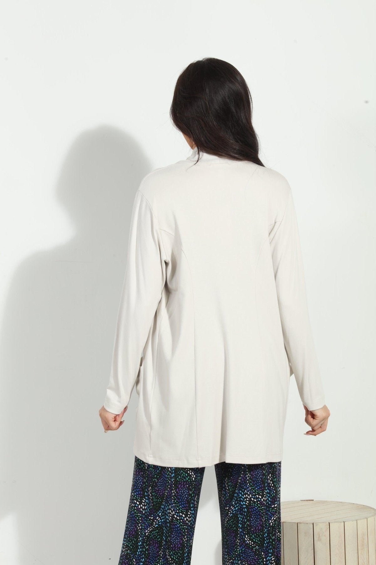 Ultra Soft French Terry Shrug-Vanilla