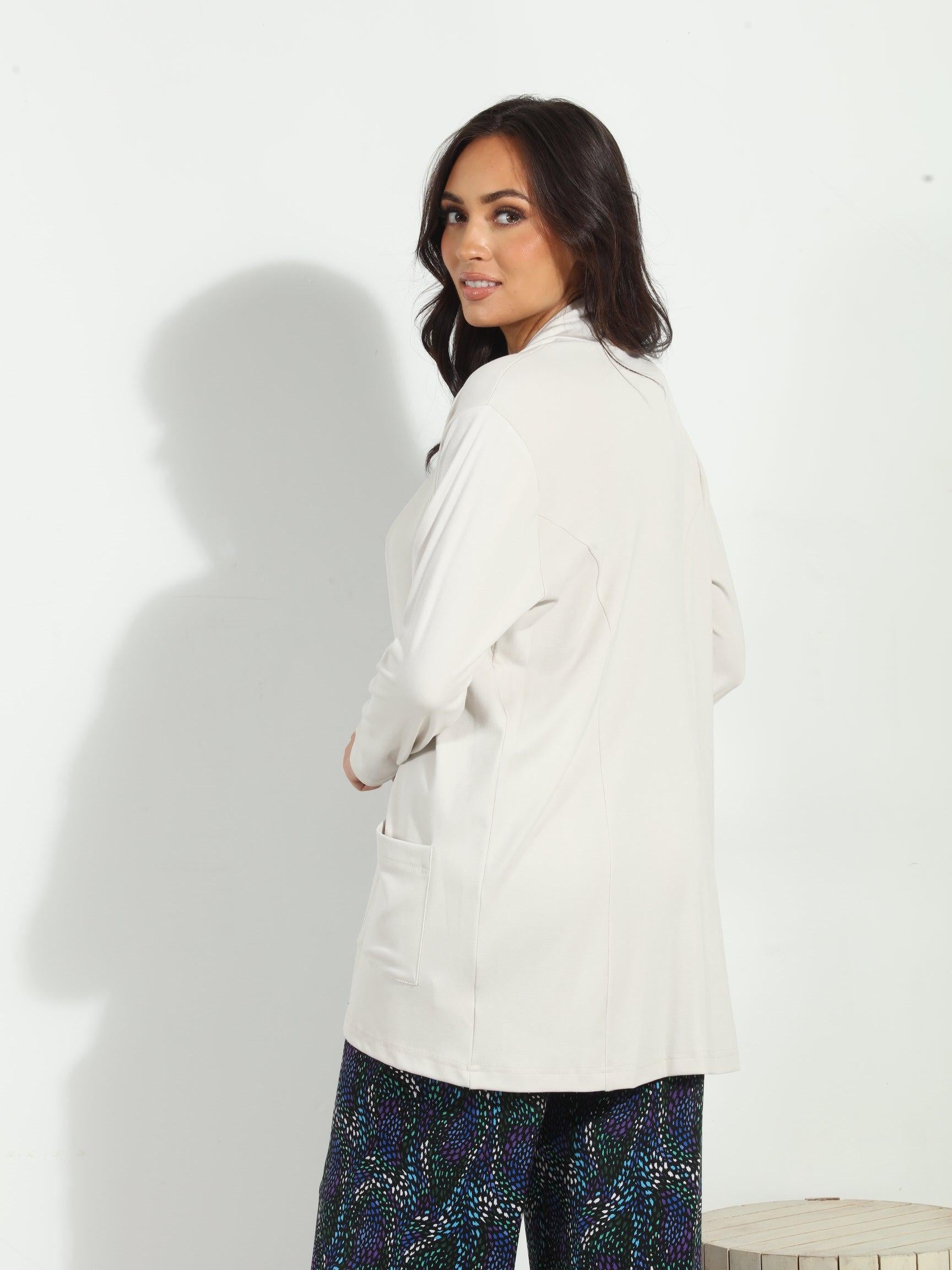 Ultra Soft French Terry Shrug-Vanilla