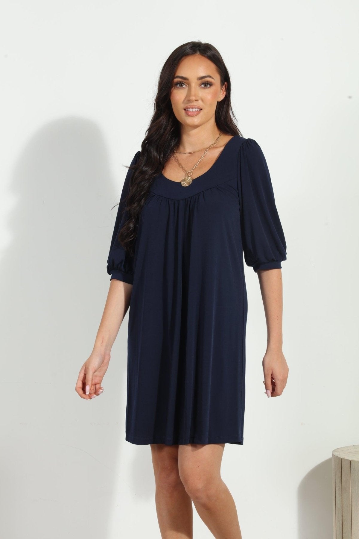 Navy Stretch ITY Tunic/Dress