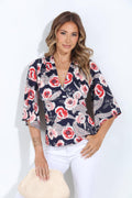 Corlota Stretch Kimono Sleeve Top