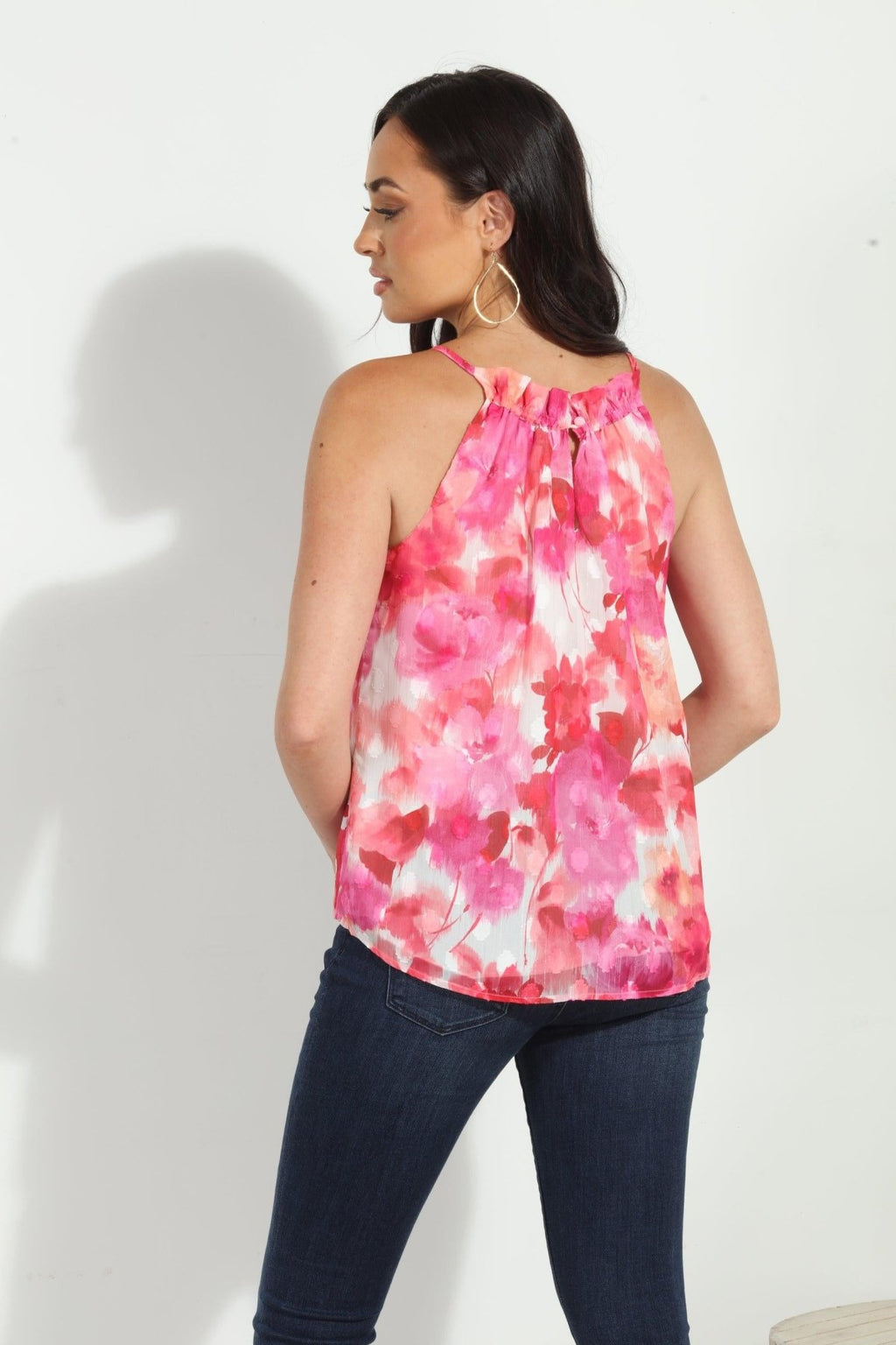 Suzy Chiffon Halter Top-FINAL SALE