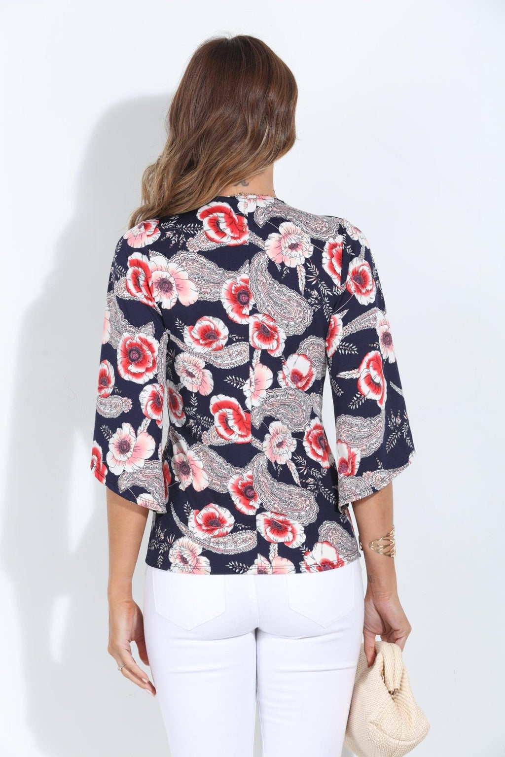 Corlota Stretch Kimono Sleeve Top