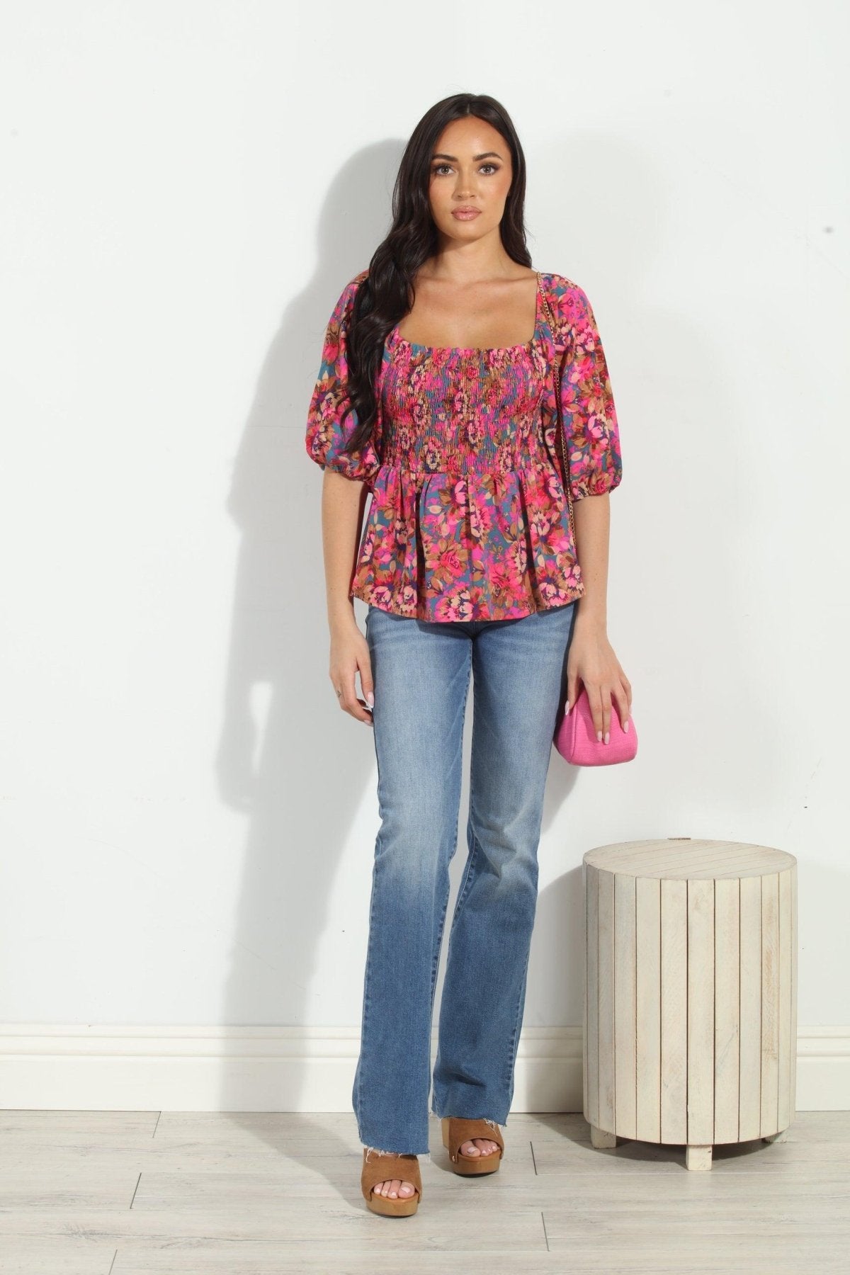 Melrose Politan Smocked Blouse