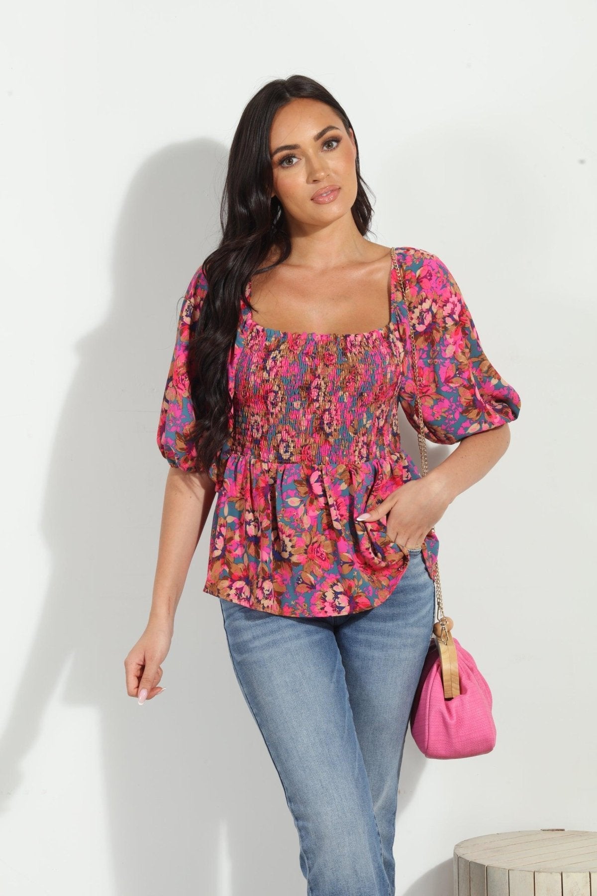 Melrose Politan Smocked Blouse