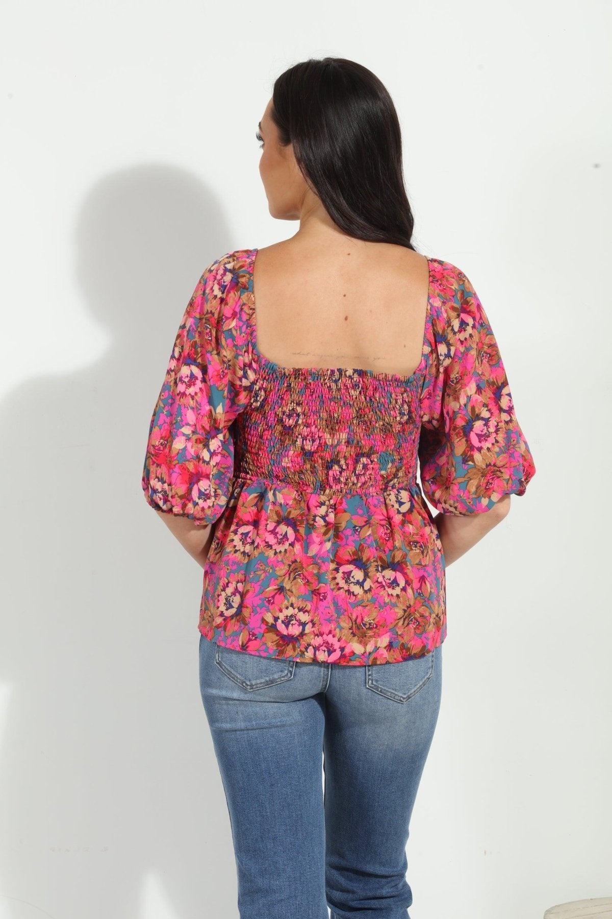 Melrose Politan Smocked Blouse