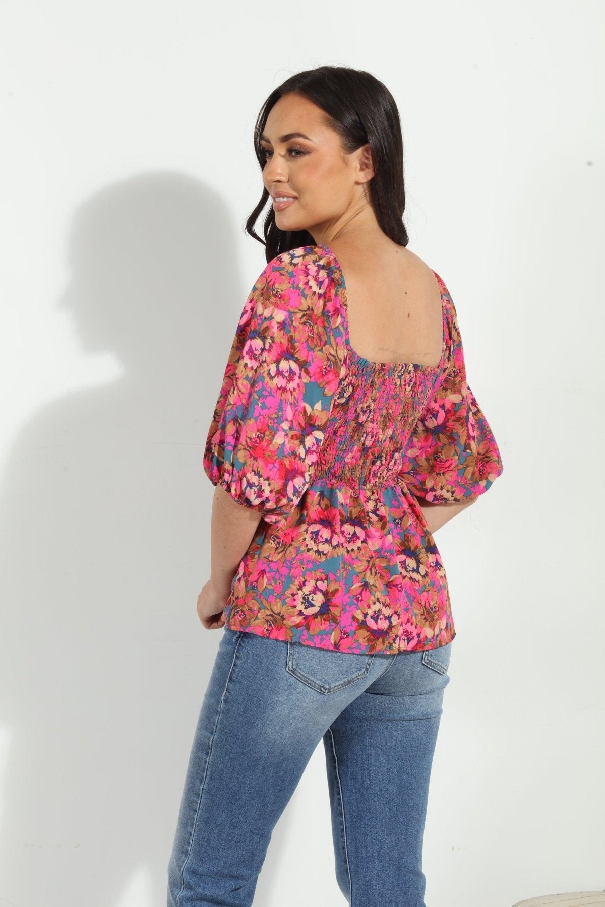 Melrose Politan Smocked Blouse