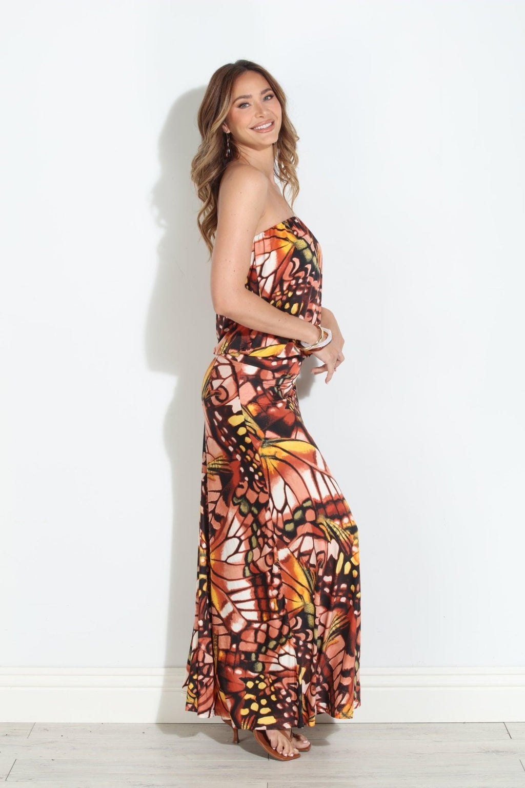 Mariposa Stretch Drop Waist Maxi Dress-BEST SELLER