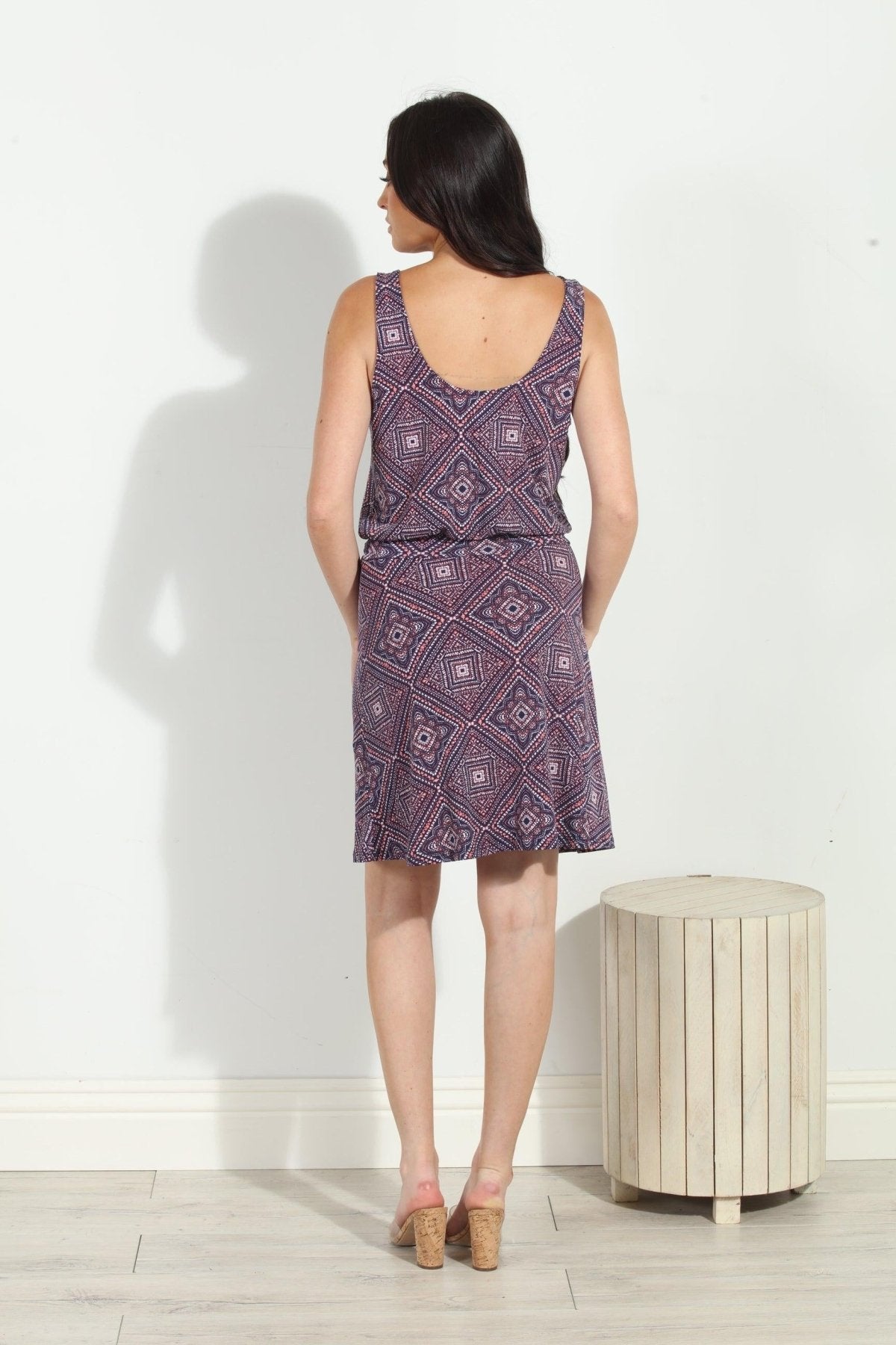 Kersa Stretch Tank Dropwaist Dress-FINAL SALE