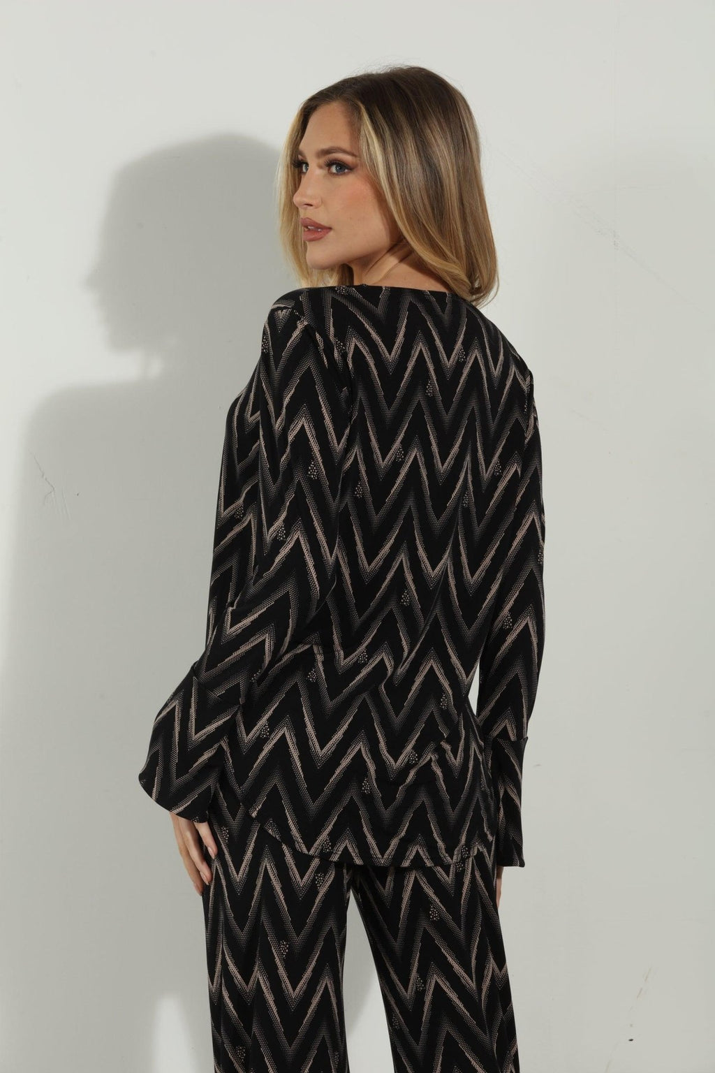 Jordy Surplice Bell Sleeve Top -FINAL SALE