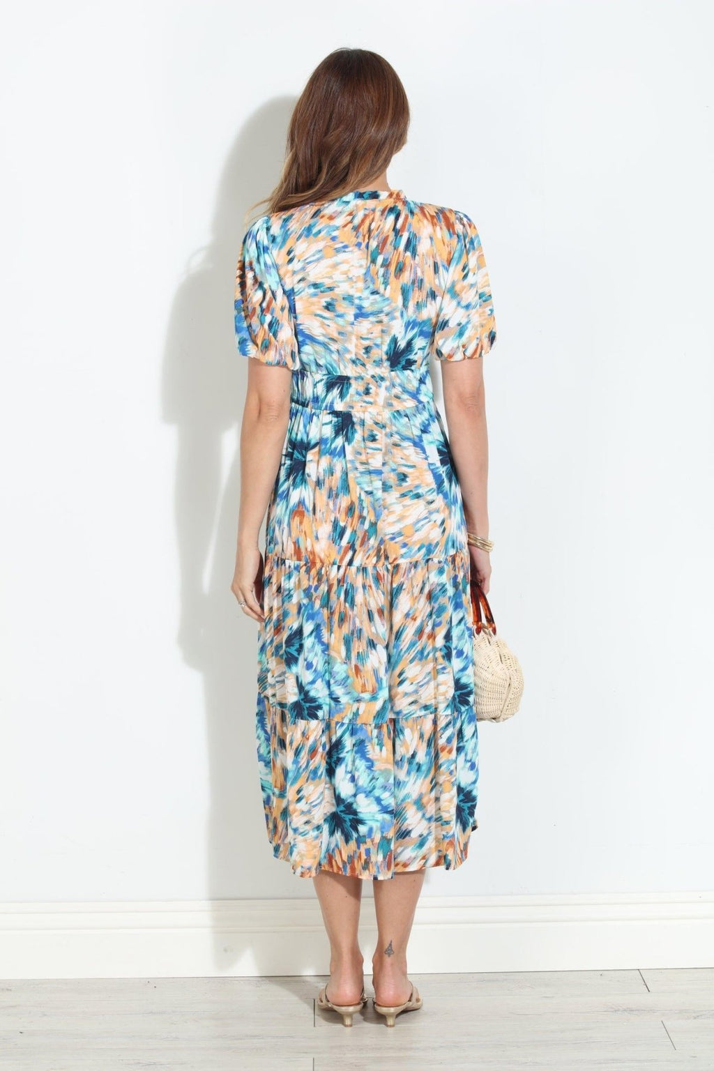 Phoebe Tiered Midi Dress