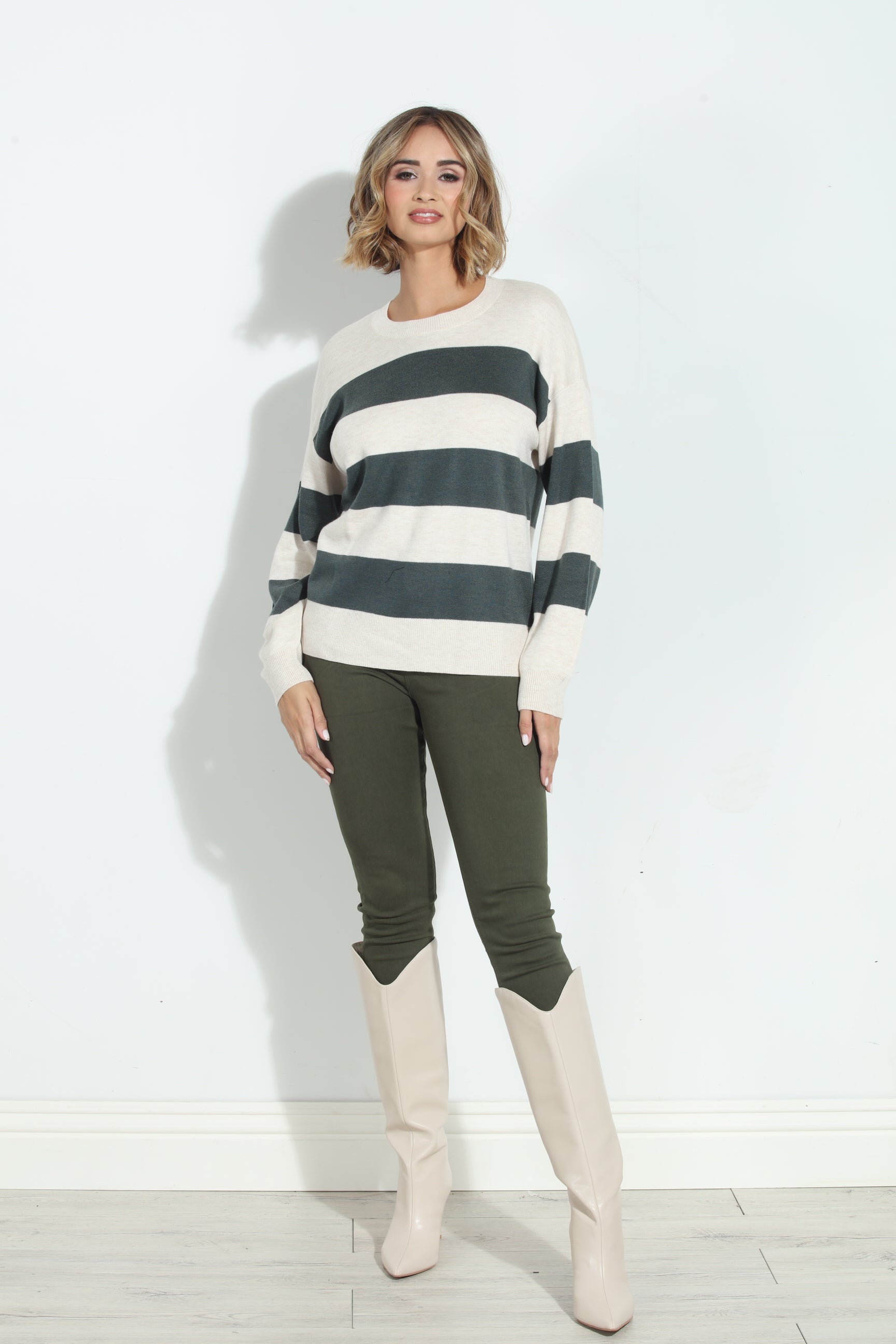 Splendid Ivy Cashblend Stripe Sweater