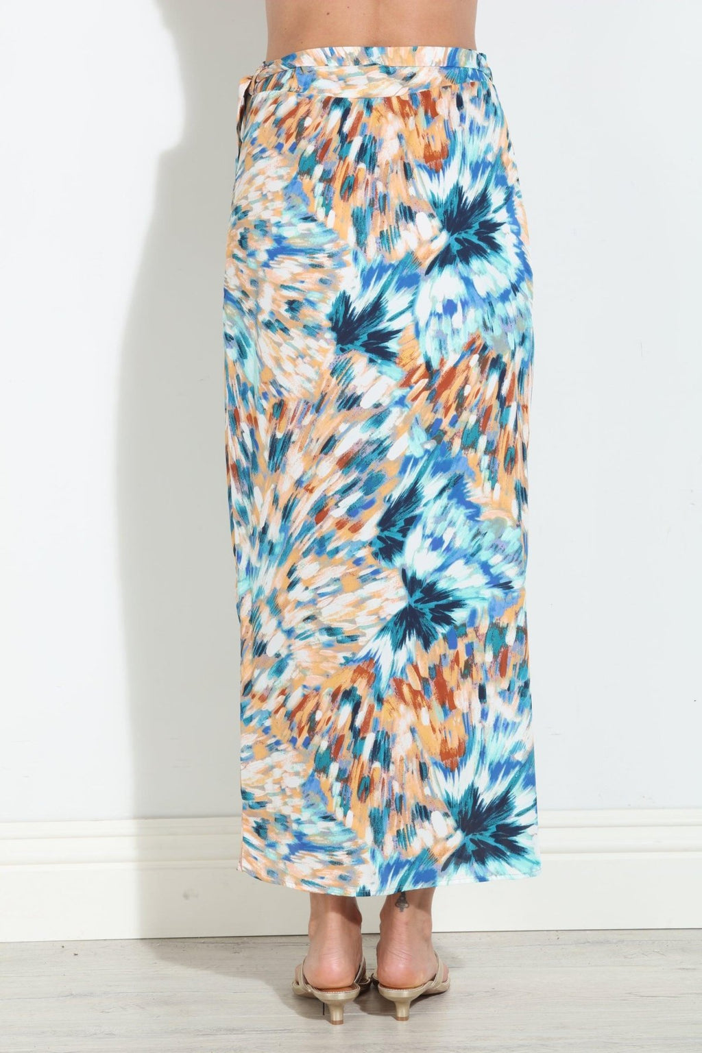 Phoebe Woven Wrap Skirt
