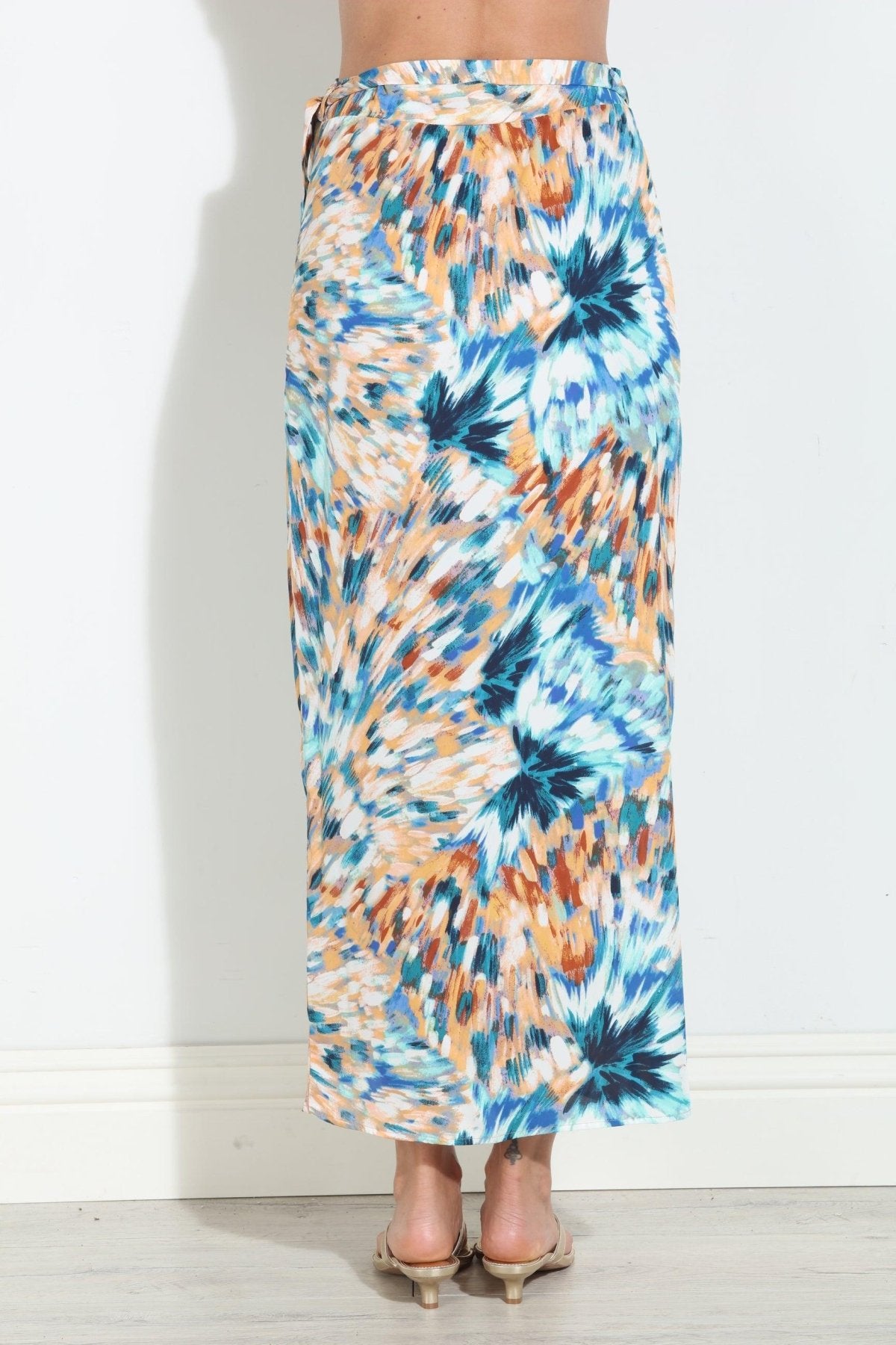Phoebe Woven Wrap Skirt