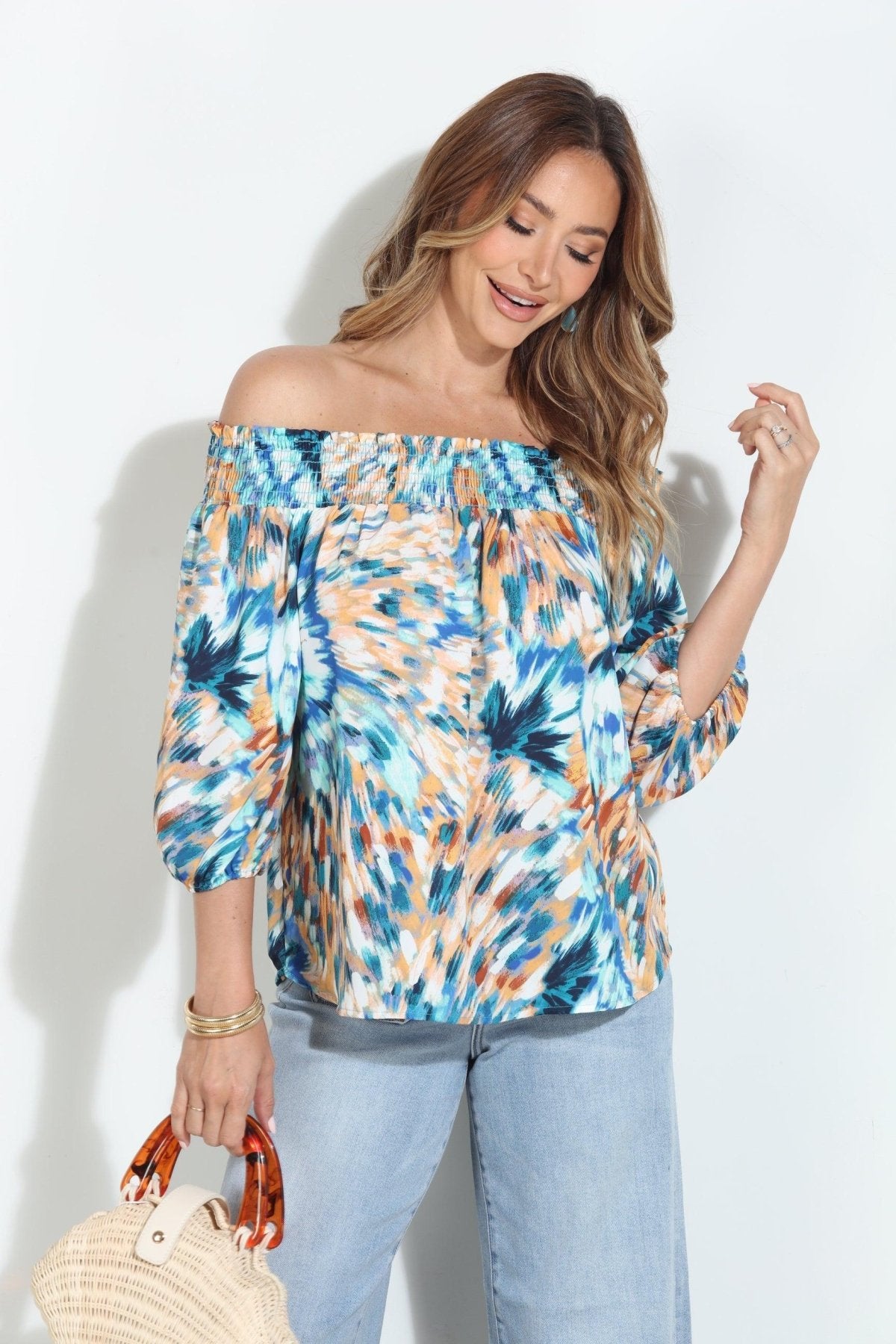 Phoebe OTS Blouse