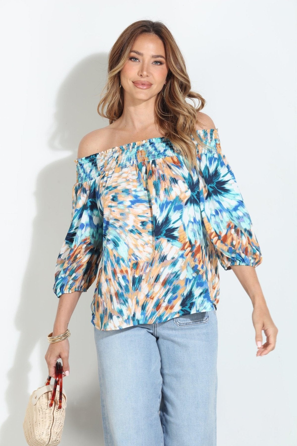 Phoebe OTS Blouse