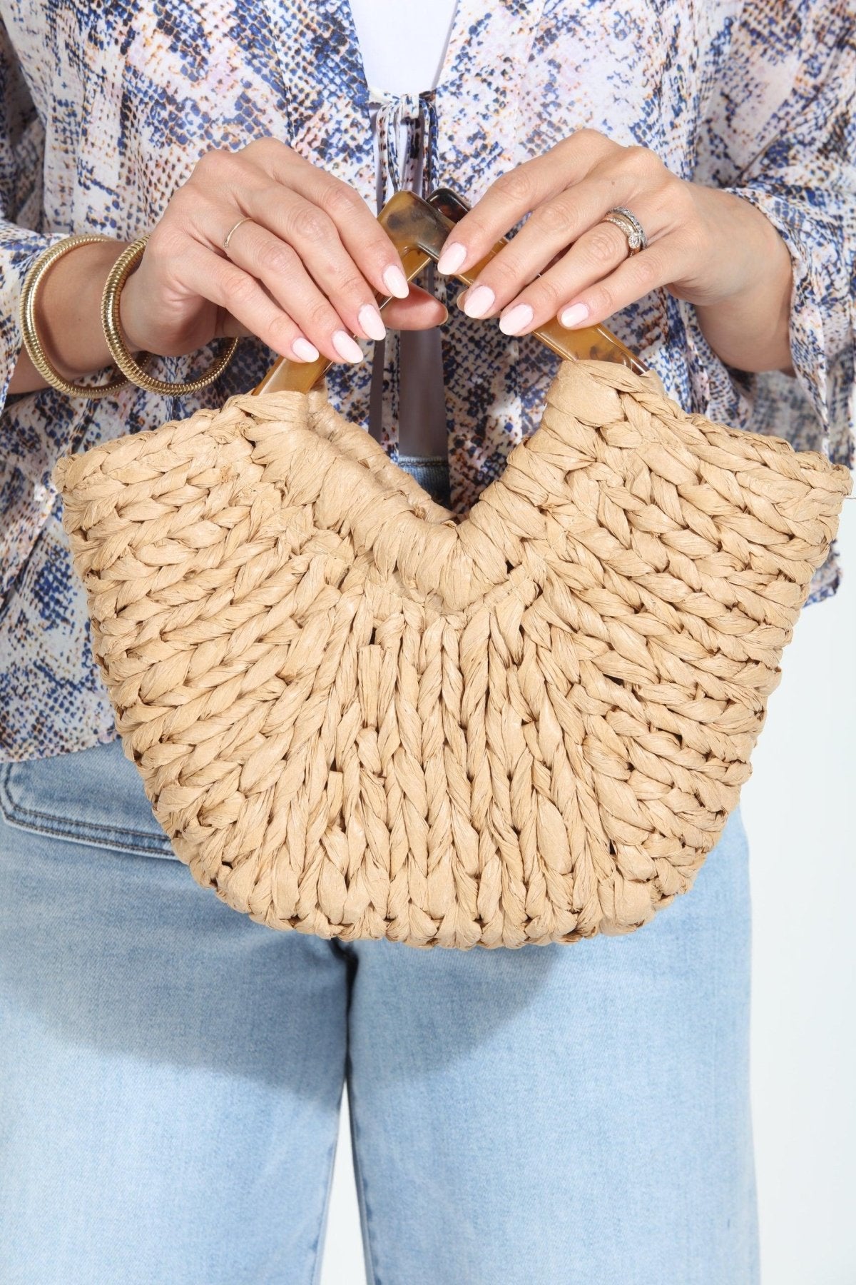 Nala Woven Structured Purse