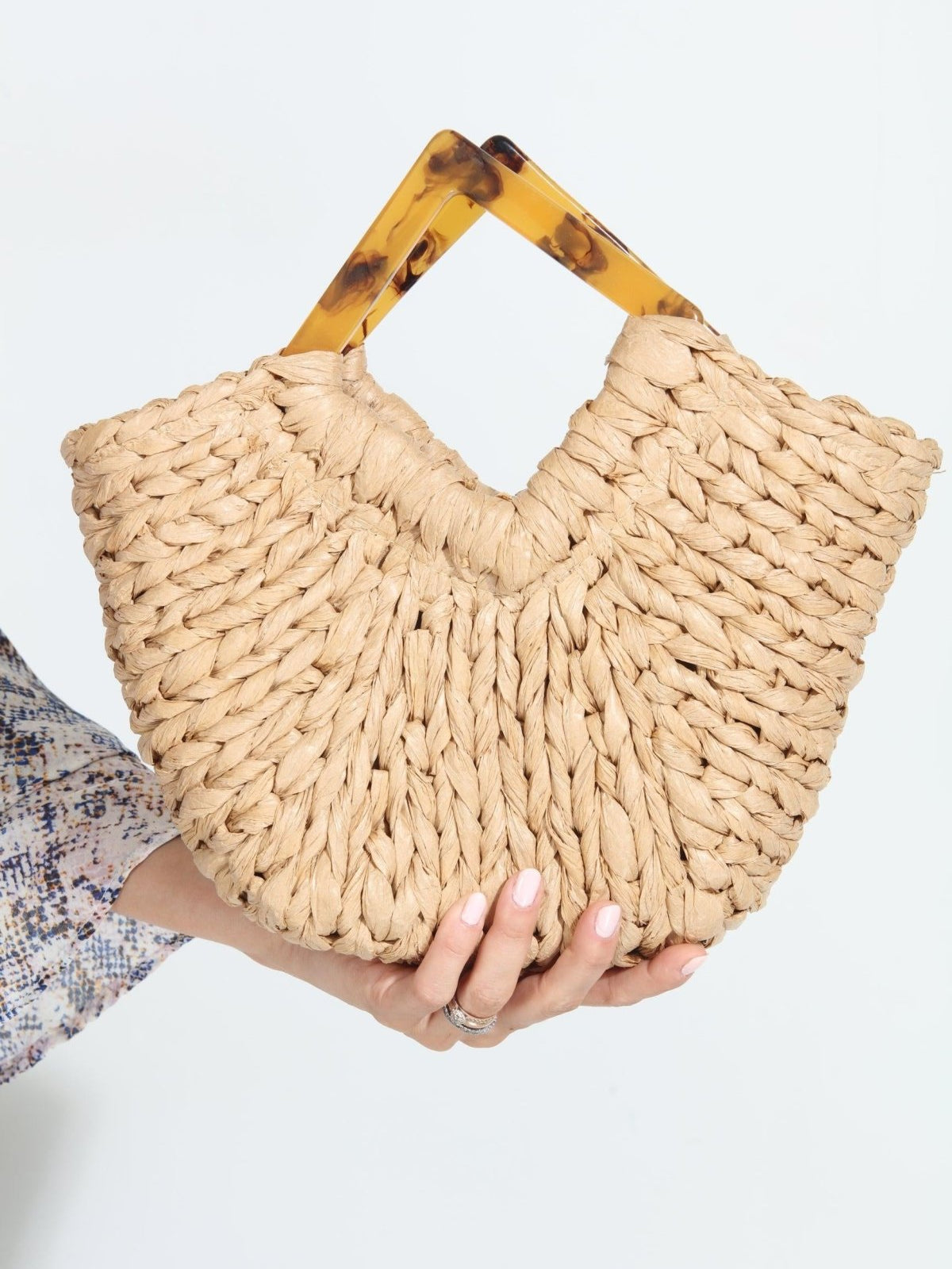 Nala Woven Structured Purse