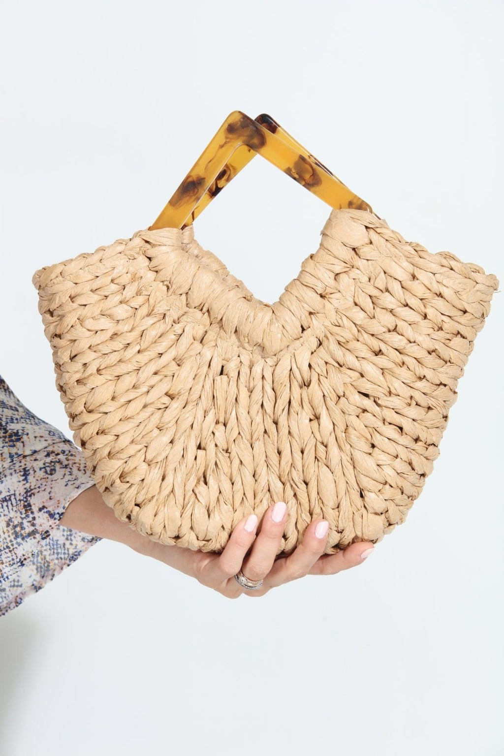 Nala Woven Structured Purse