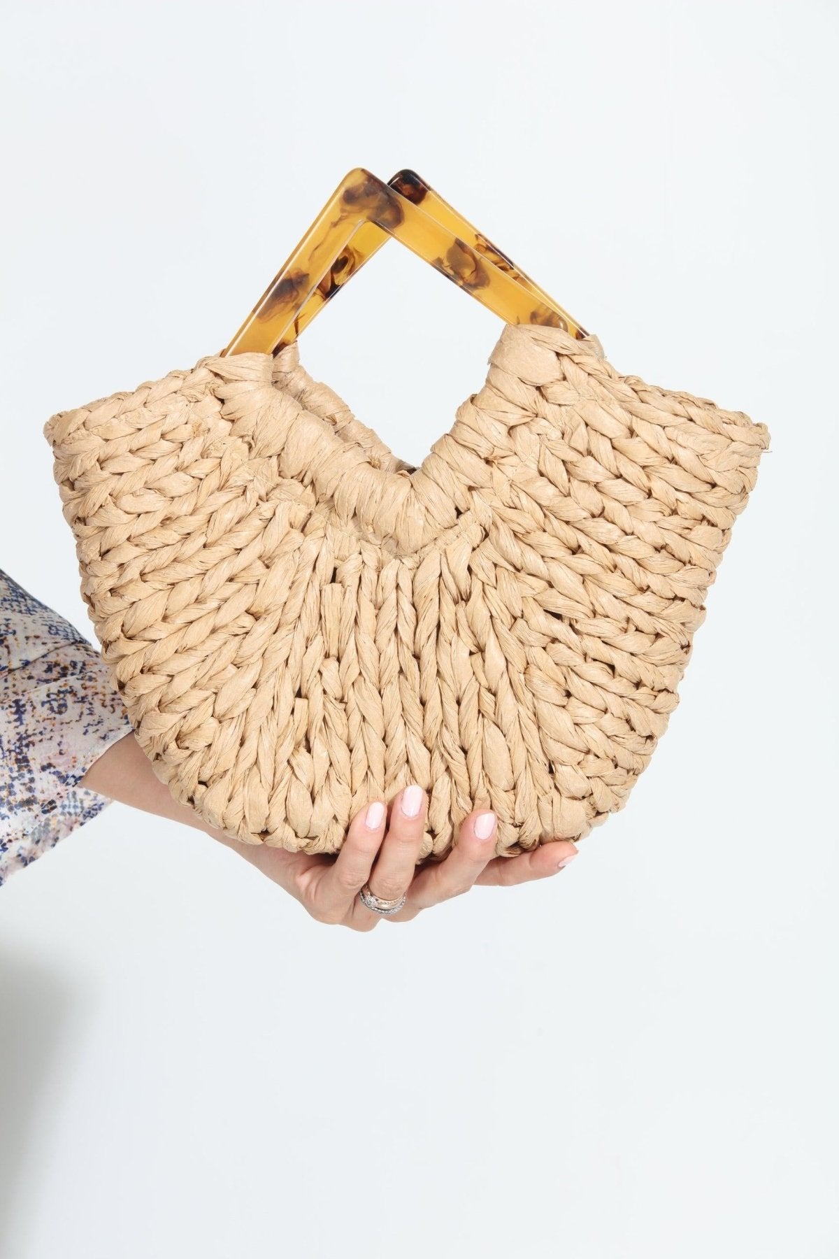 Nala Woven Structured Purse