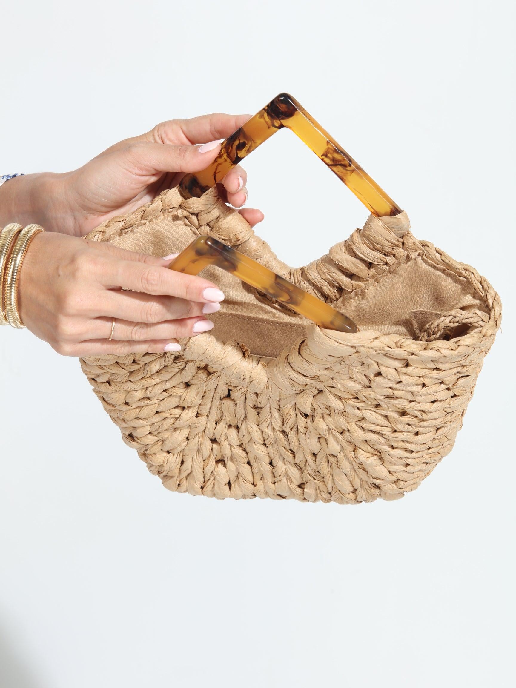 Nala Woven Structured Purse