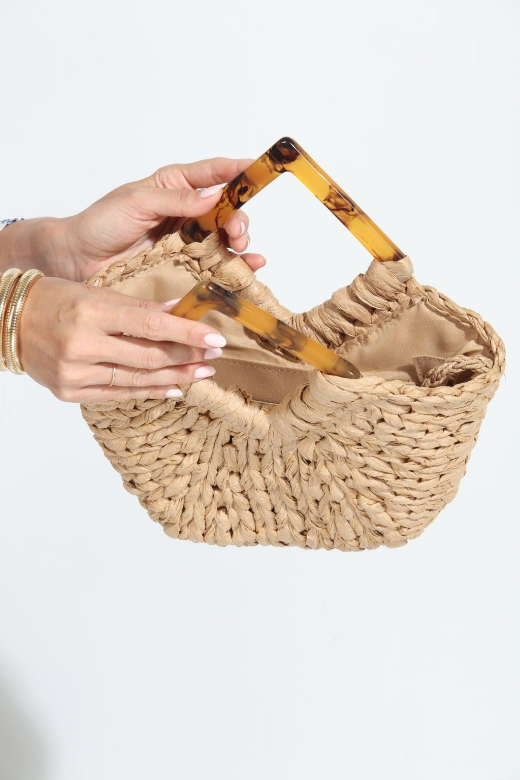 Nala Woven Structured Purse
