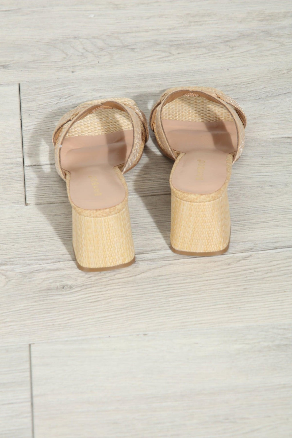 Vera Bow Heeled Sandal- Natural Raffia-BEST SELLER