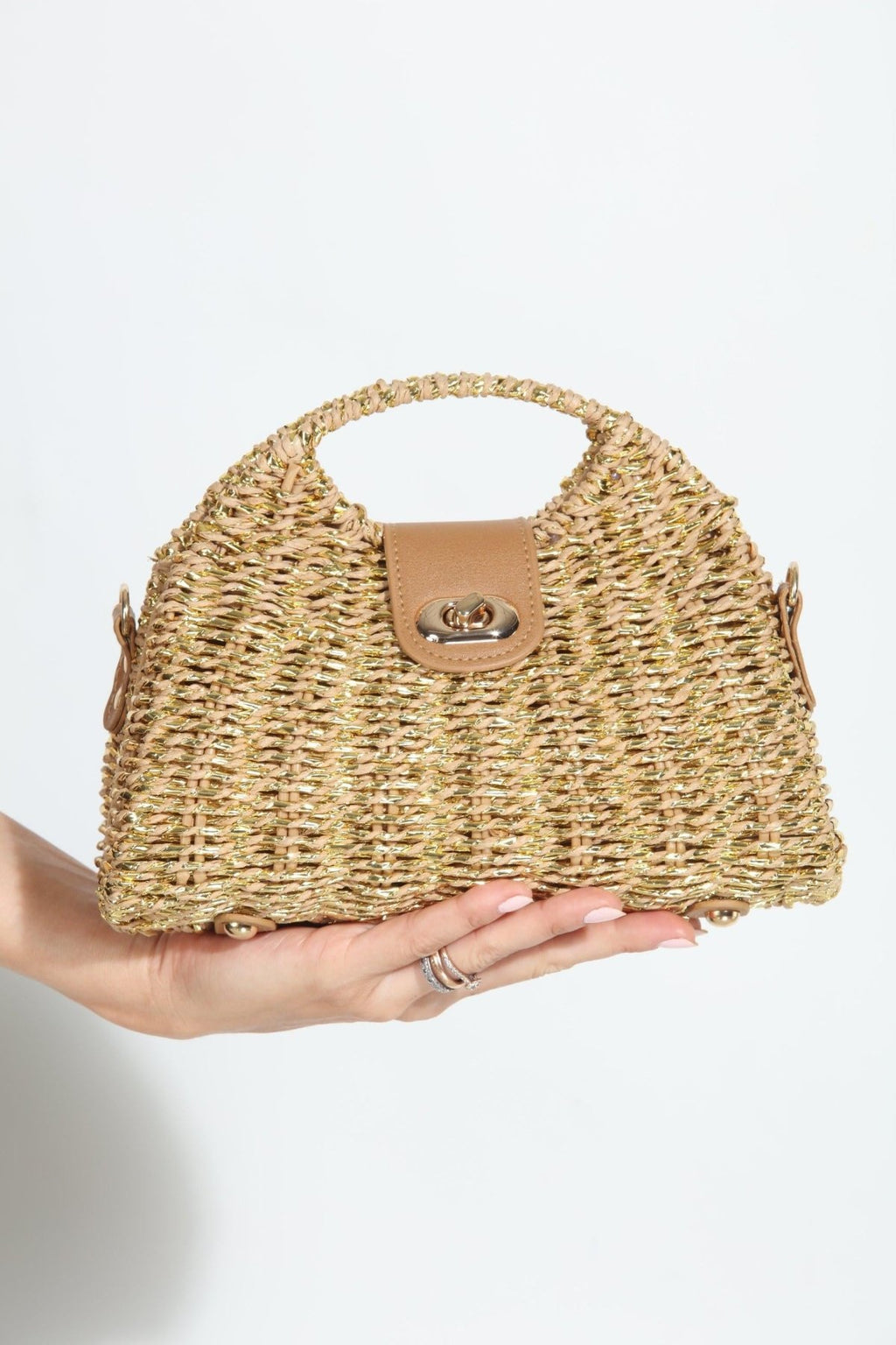 Carlita Woven Handbag