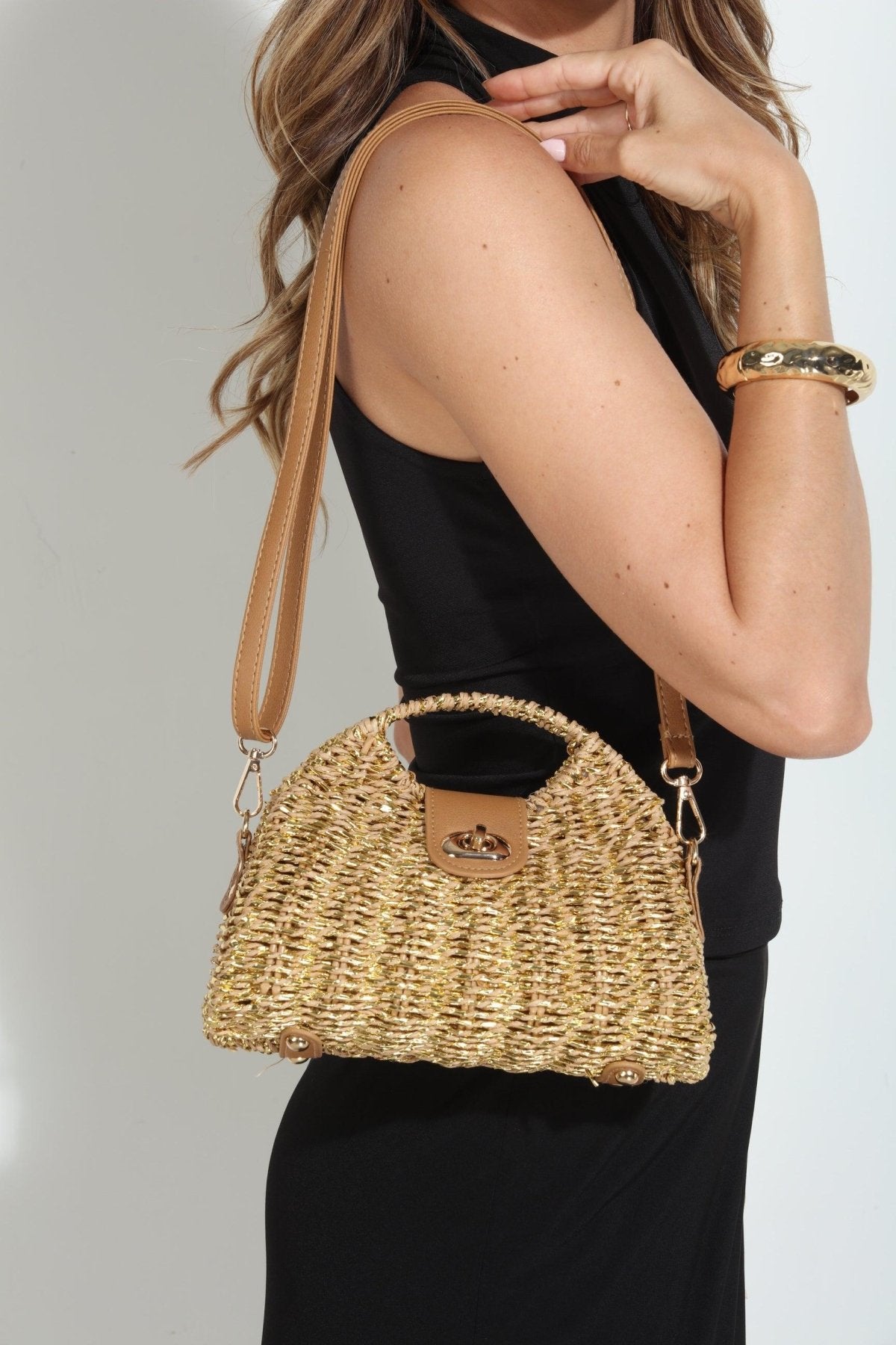 Carlita Woven Handbag