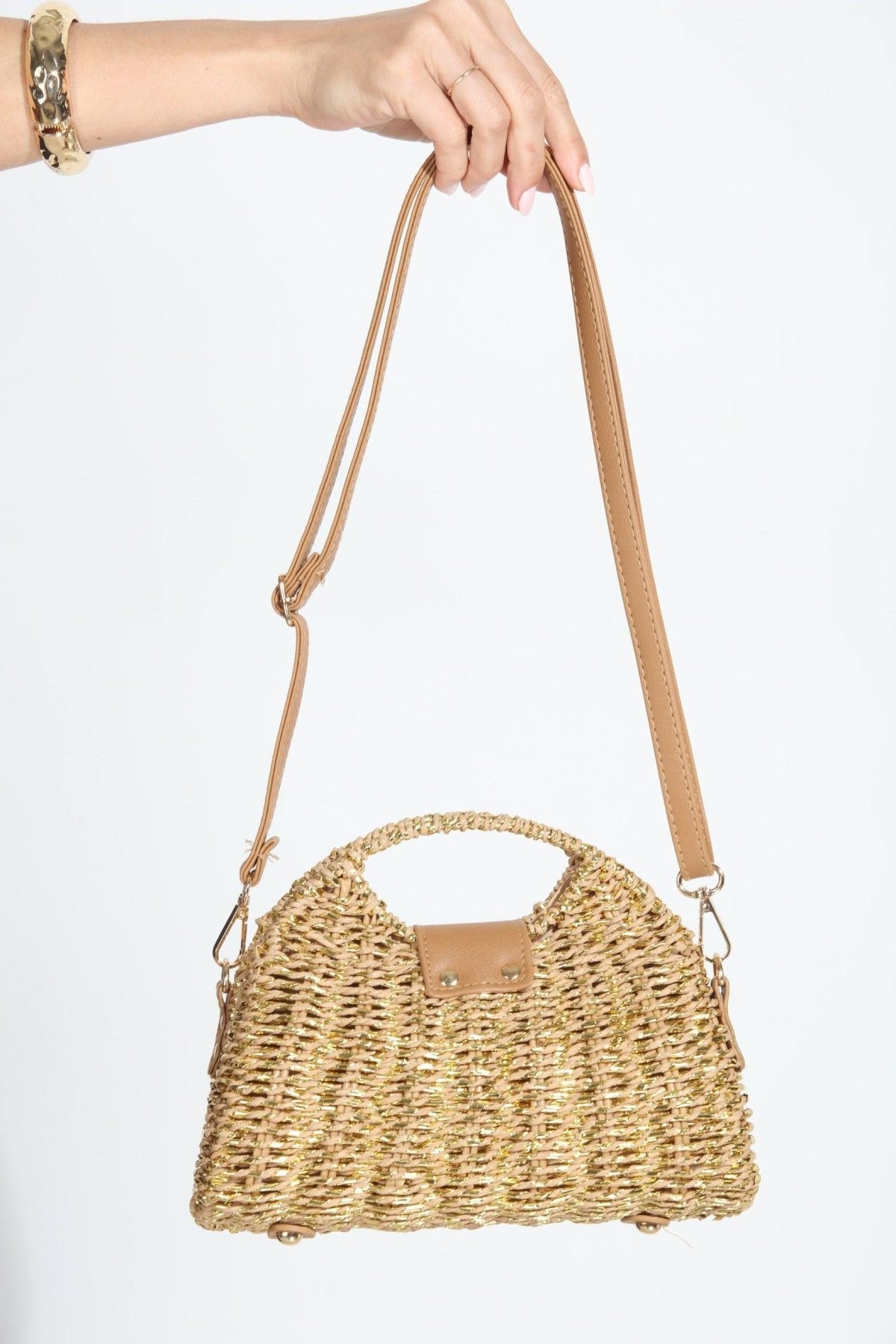 Carlita Woven Handbag