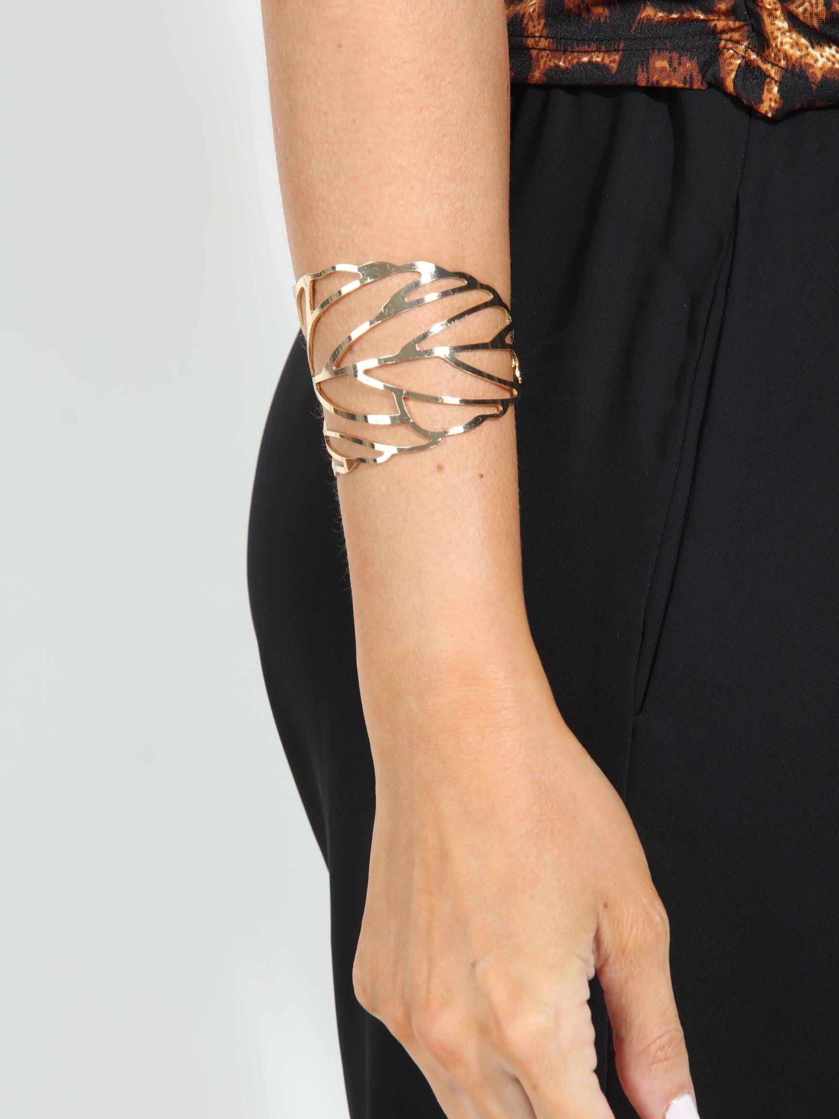 Flora Gold Cuff-BEST SELLER